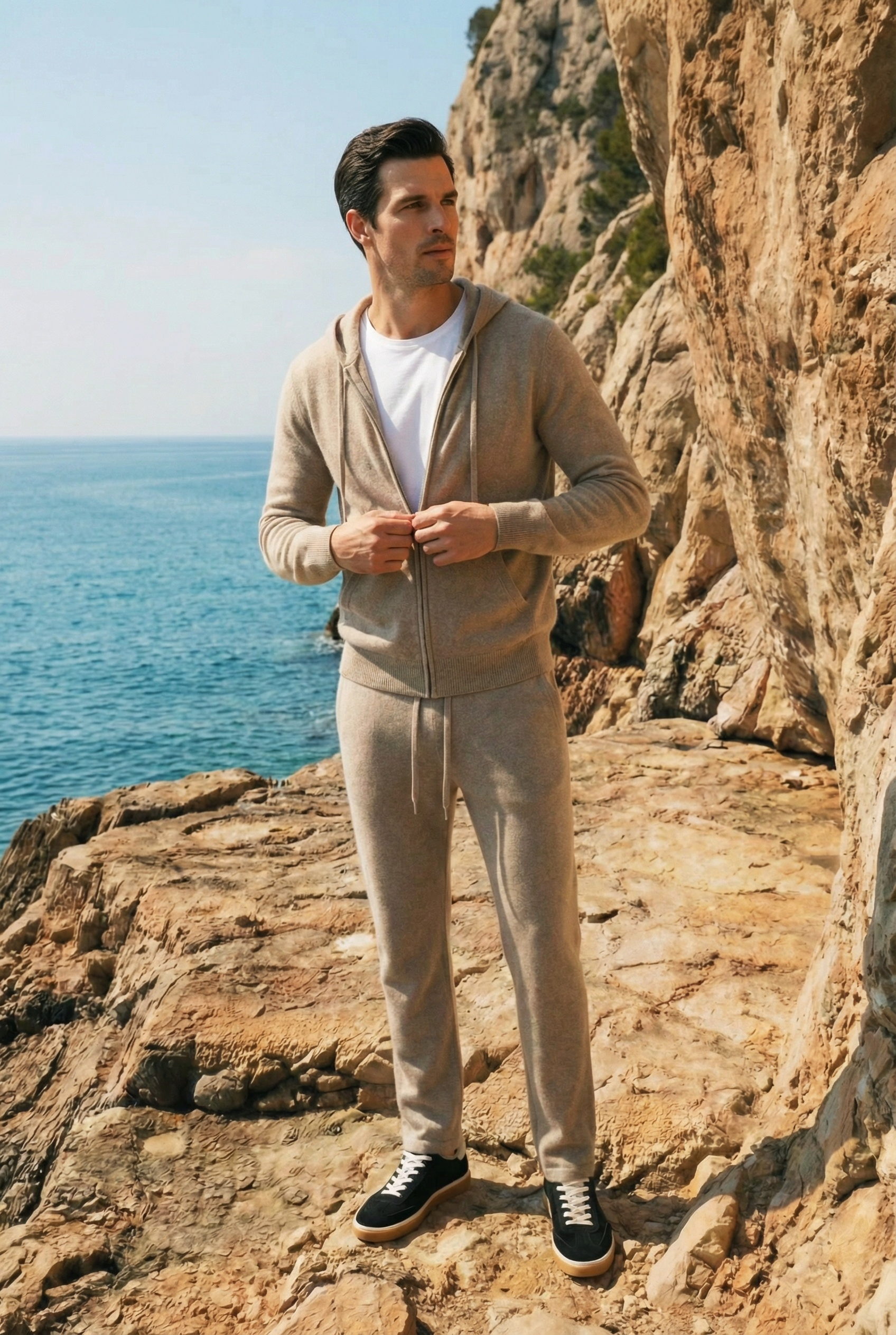 Ariello Cashmere Set Camel