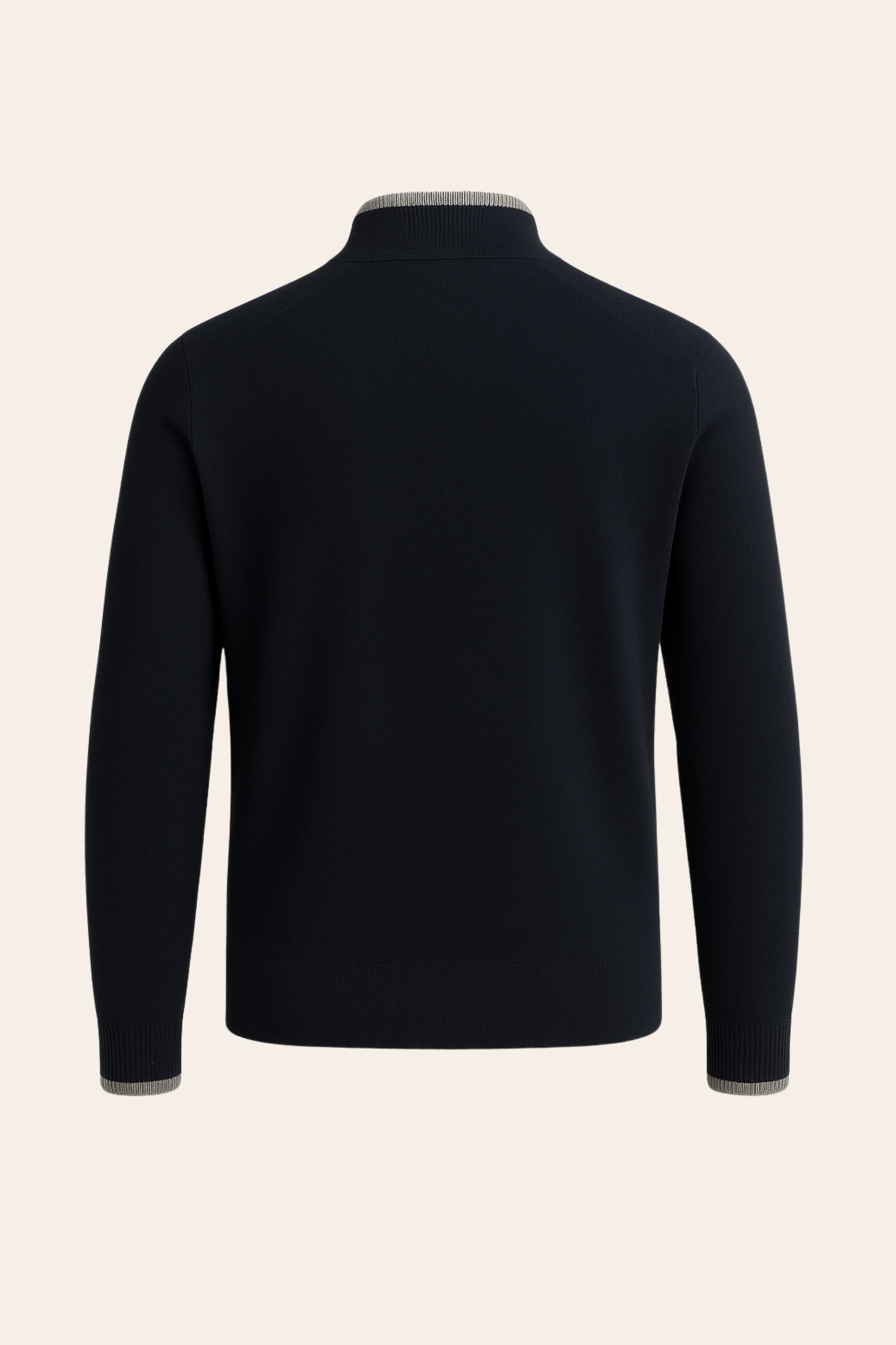 Terenzo Zip Cardigan Navy