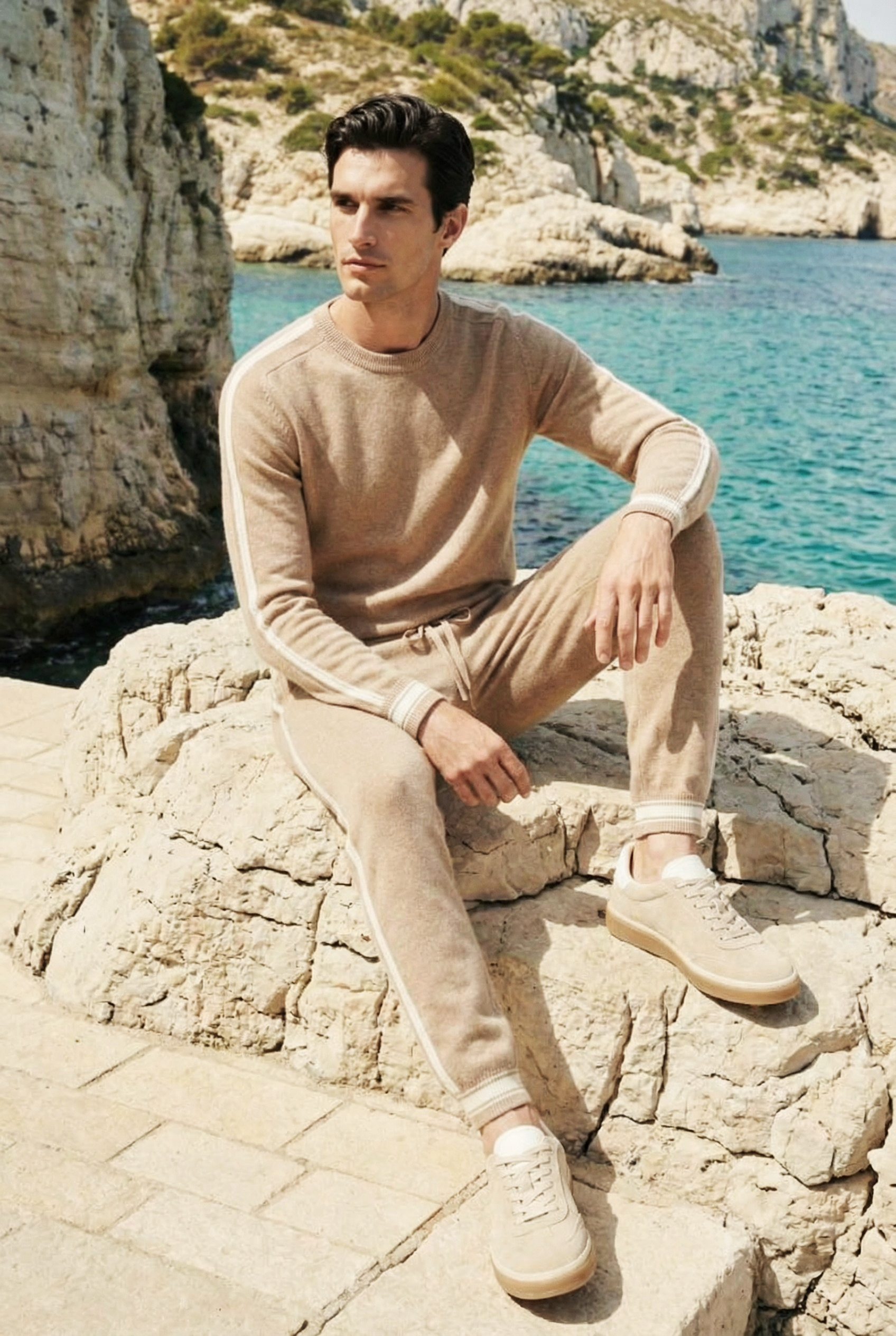 Leomar Cashmere Set Sand