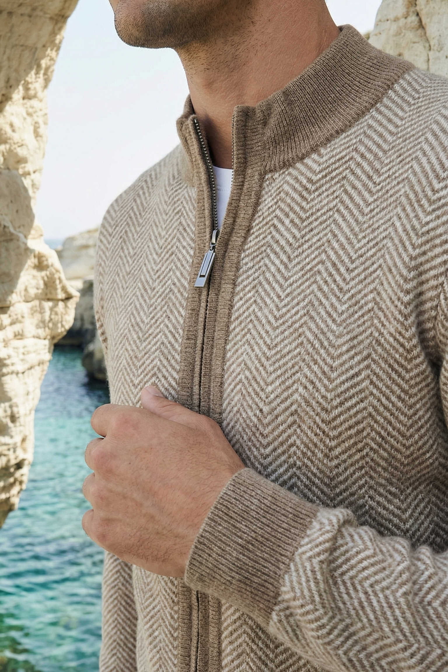 Neroli Zip Set Camel