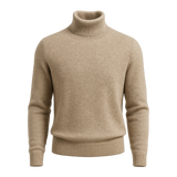 Avenzo Cashmere Turtleneck Dark Beige