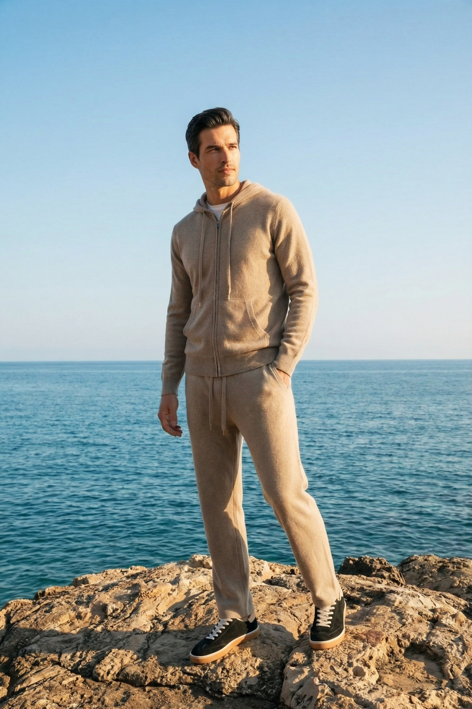 Ariello Cashmere Set Camel
