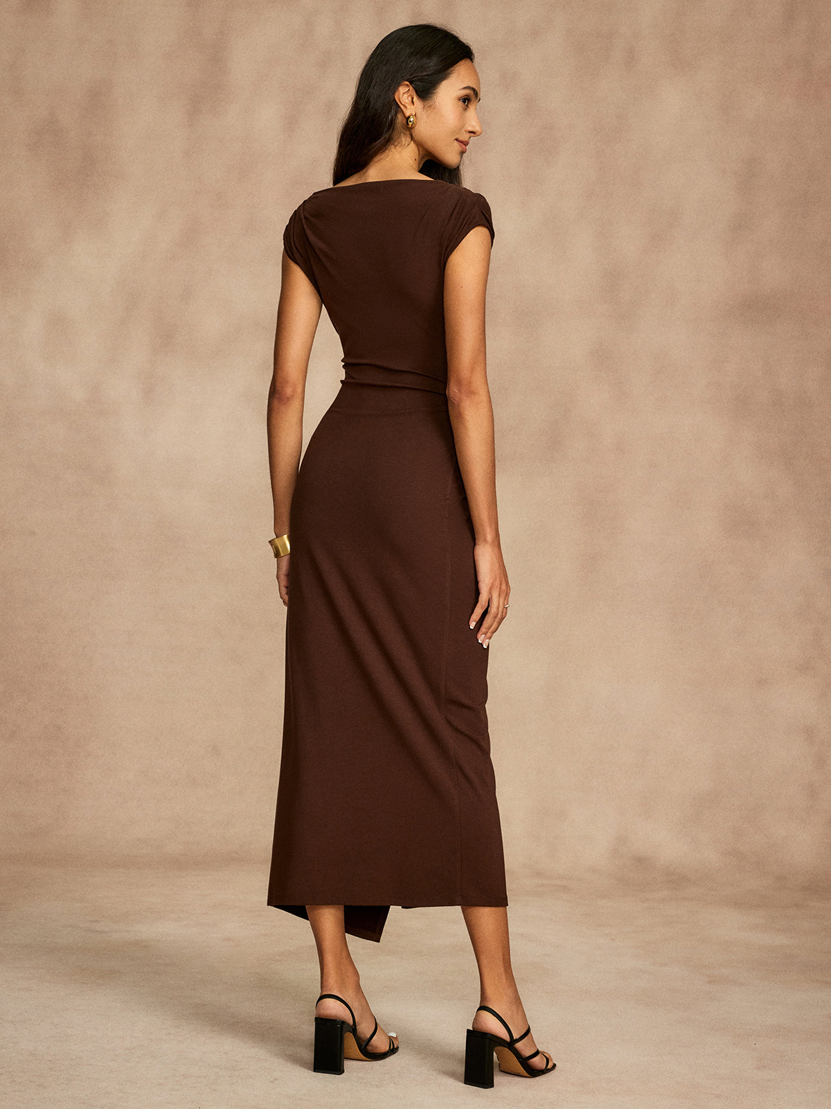 Draped Maxi Dress