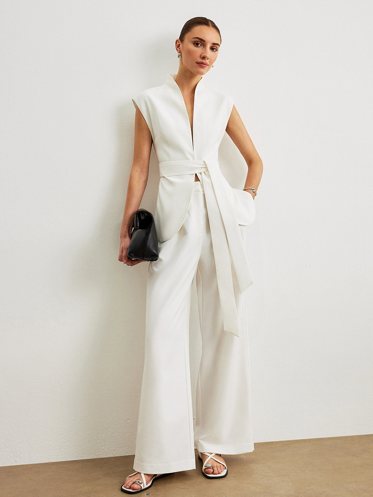 Sculpted Peplum Waistcoat