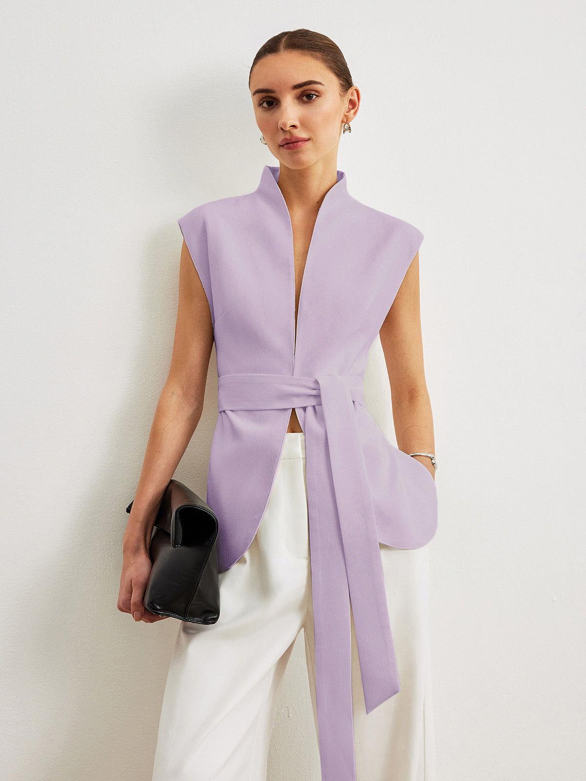 Sculpted Peplum Waistcoat