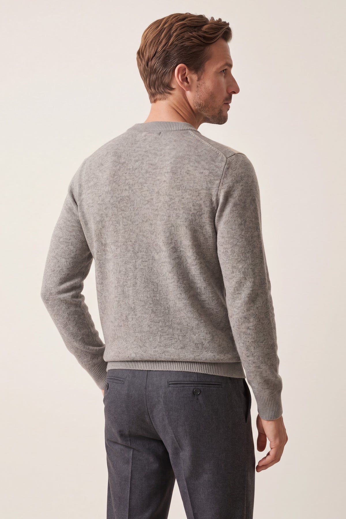 Pavia Argyle Crewneck Taupe