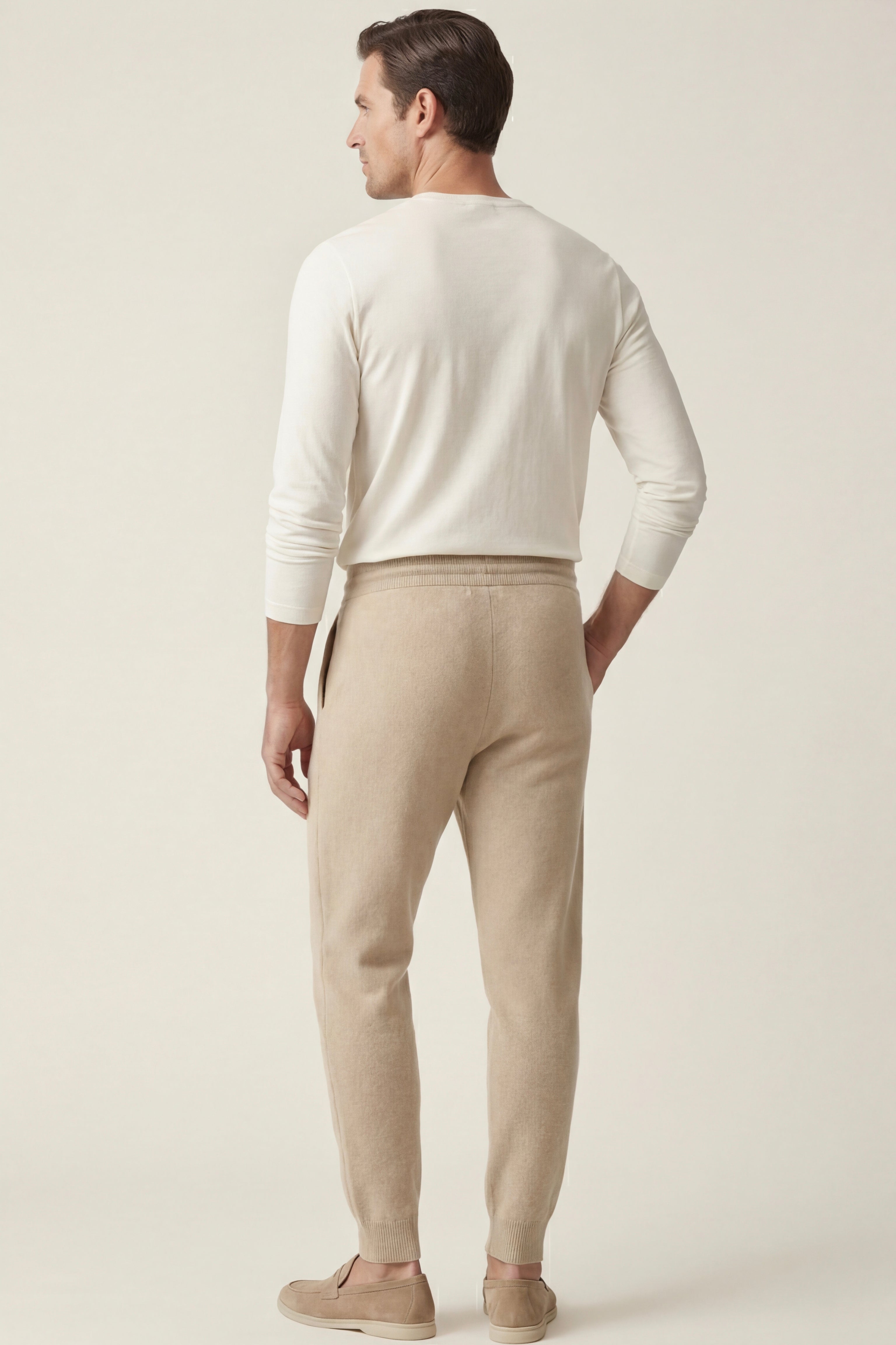 Sartore Cashmere Trousers Beige