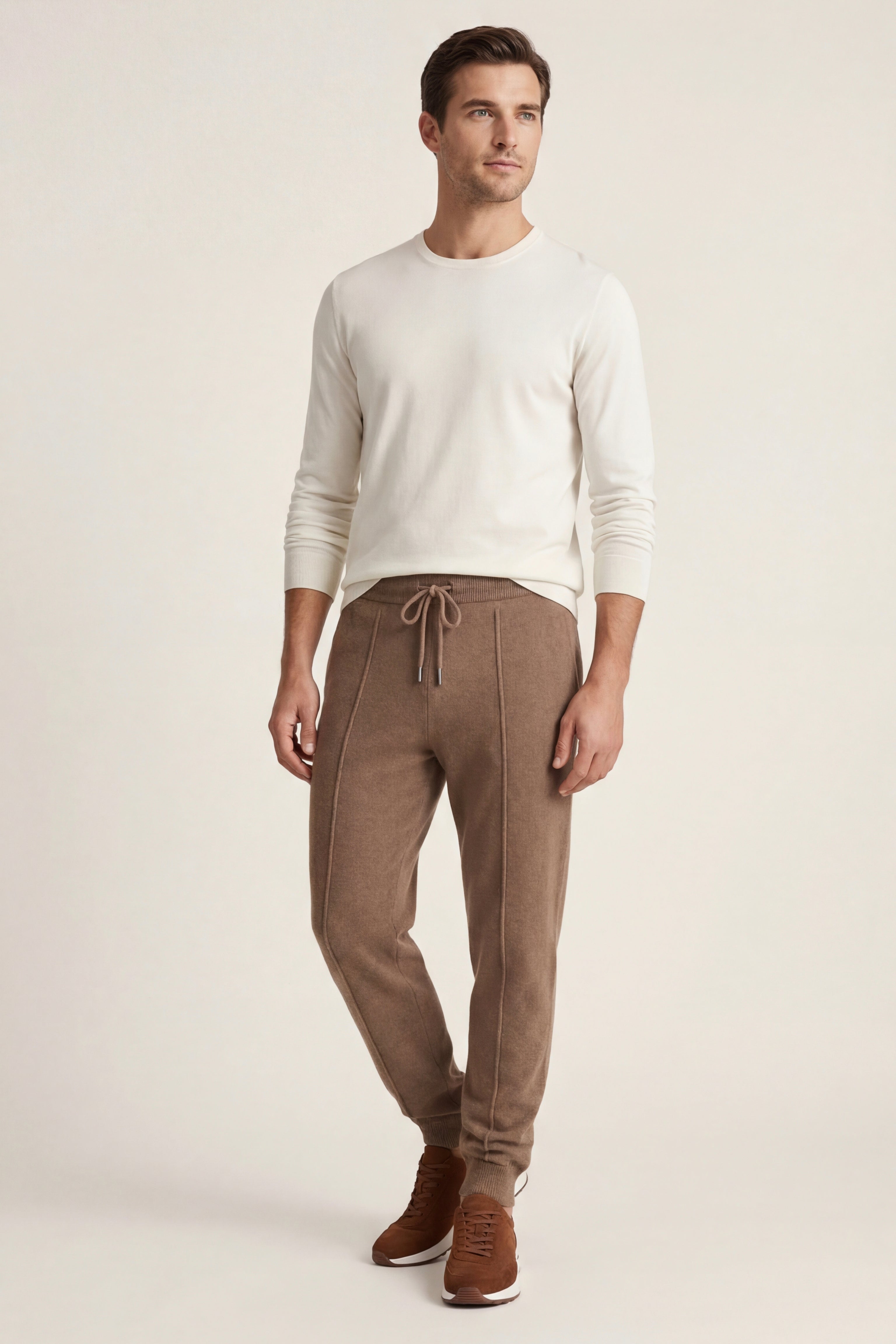 Sartore Cashmere Trousers Brown