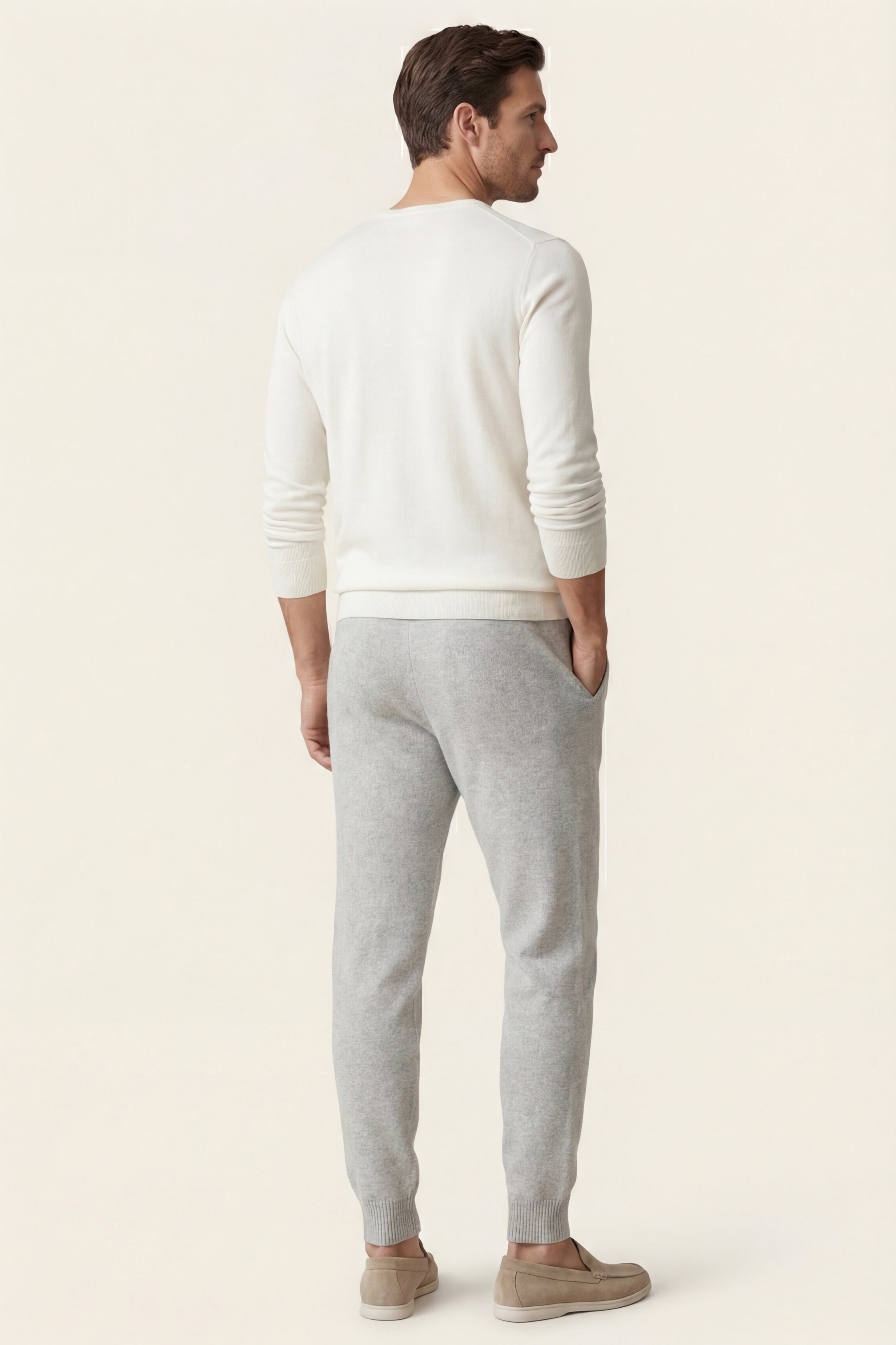 Sartore Cashmere Trousers Grey