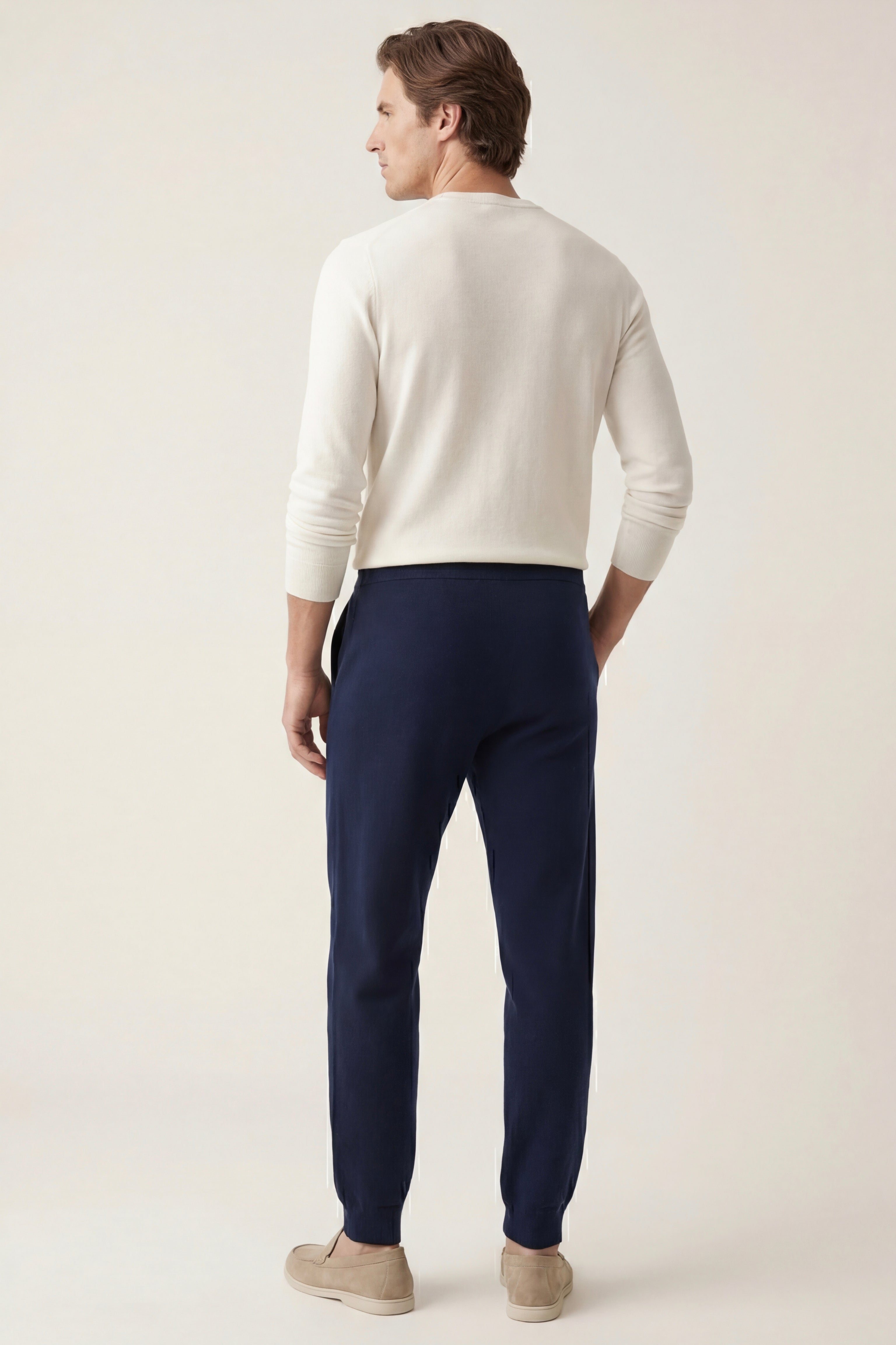 Sartore Cashmere Trousers Navy