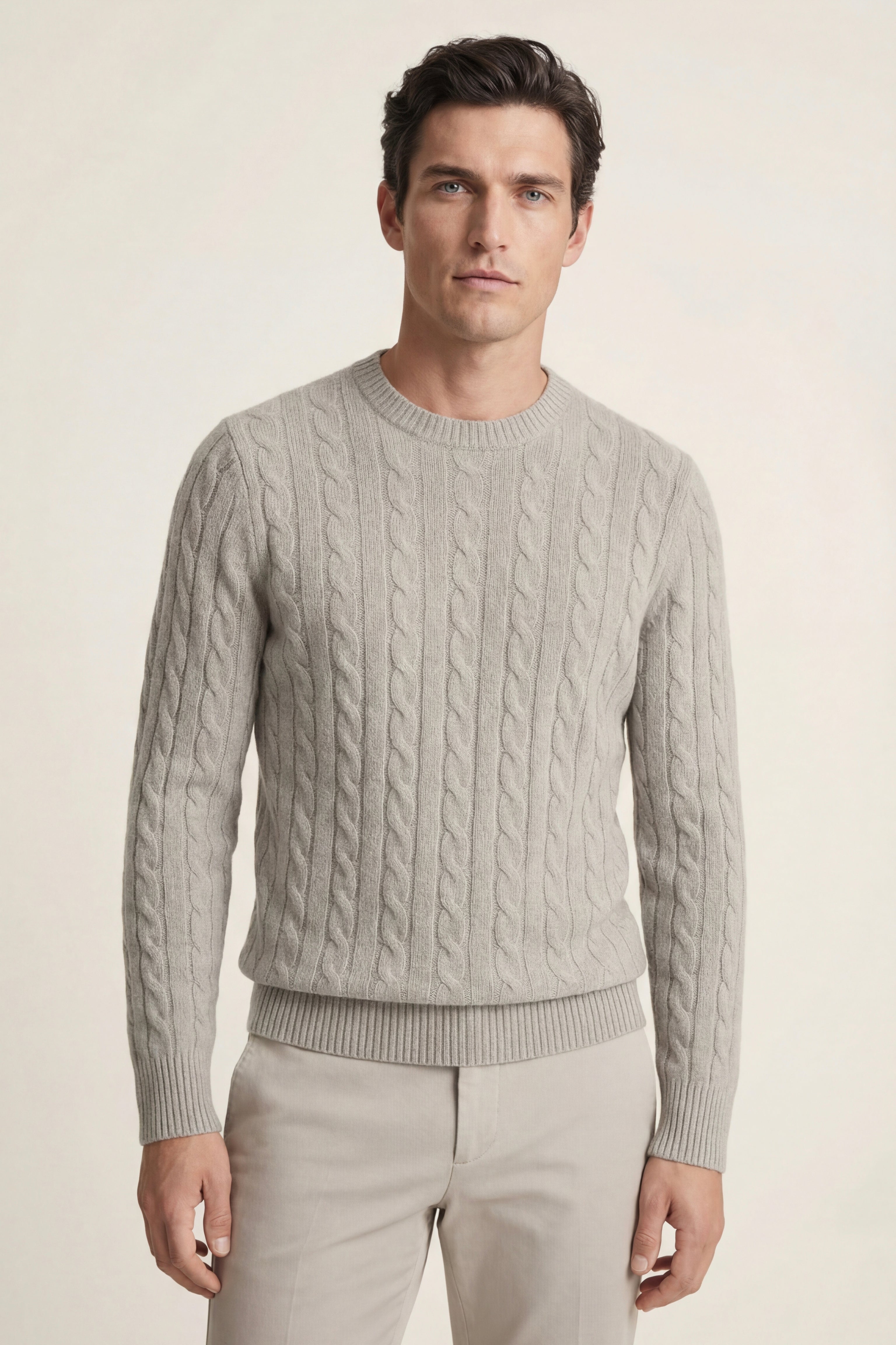 Soreno Cashmere Knit Grey