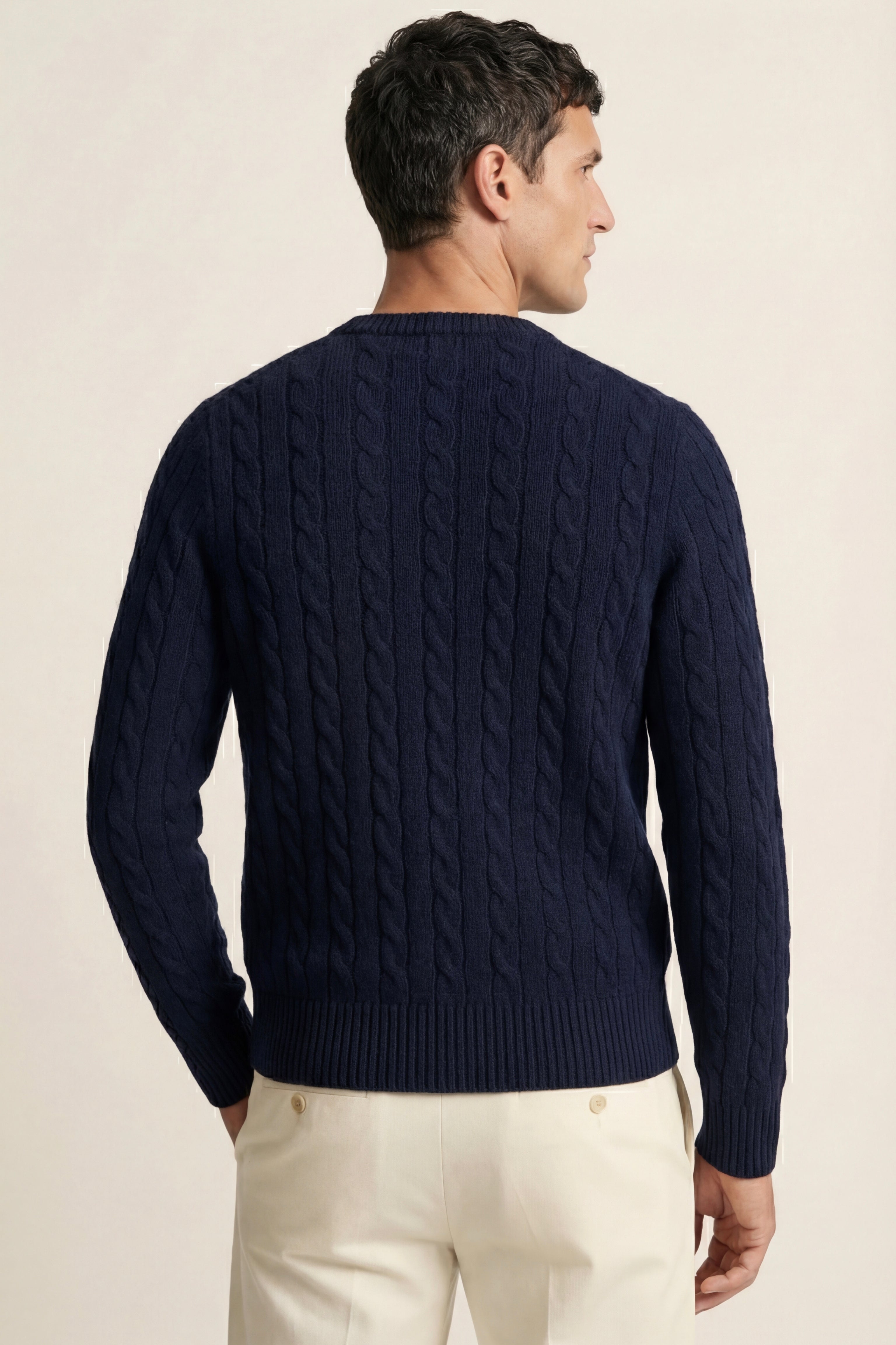 Soreno Cashmere Knit Navy