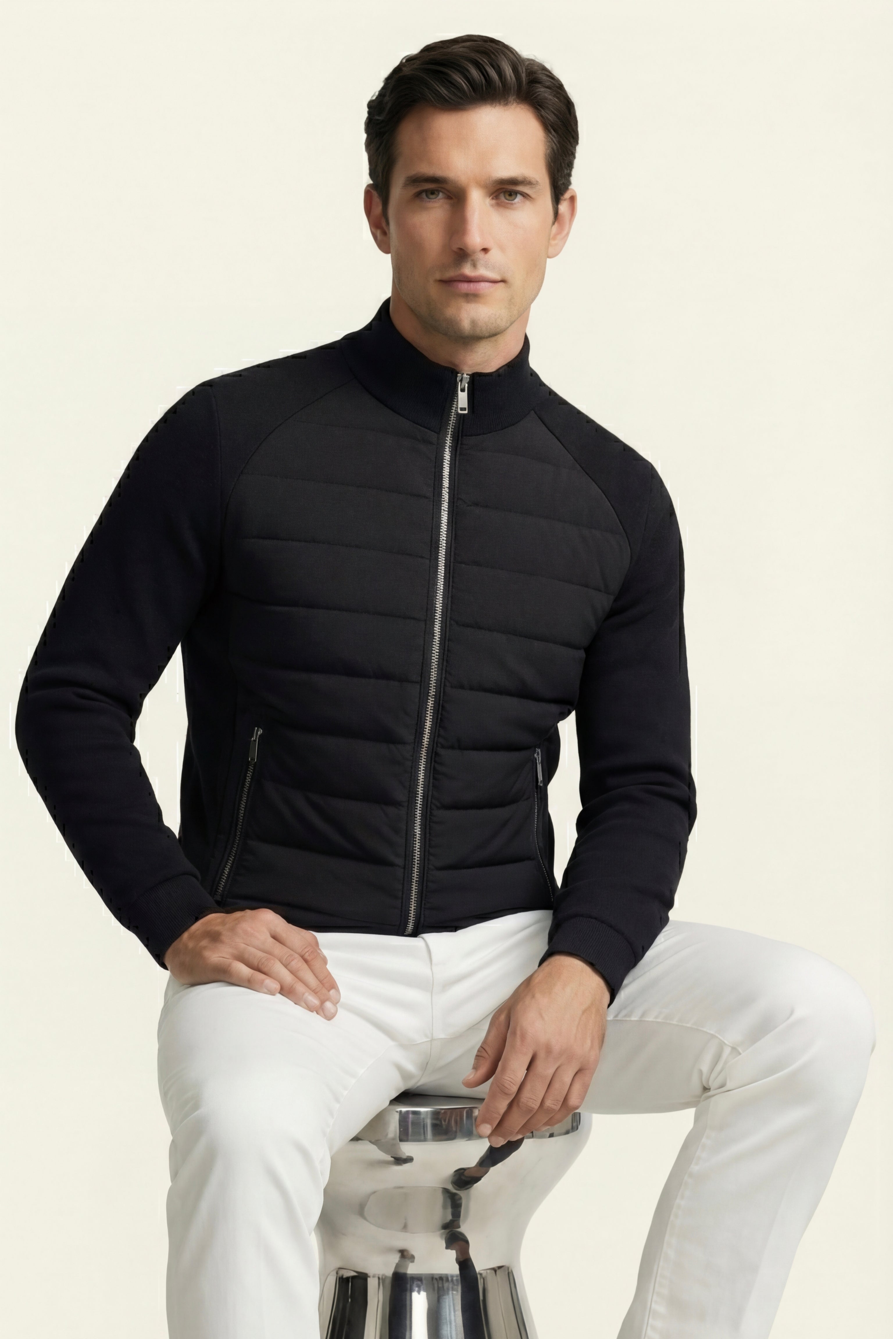 Bellori Wool Padded Jacket Black