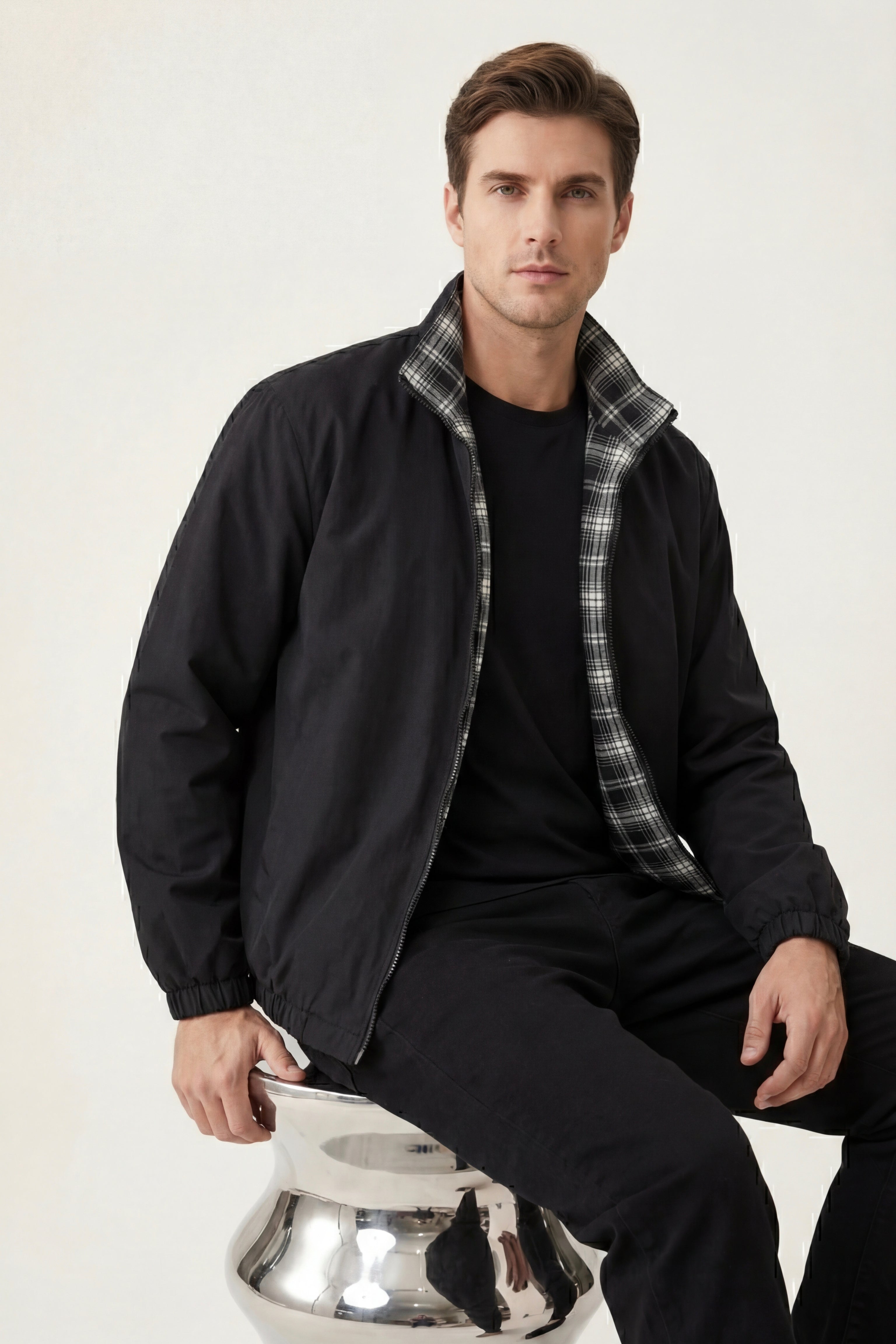 Levanto Reversible Jacket Black