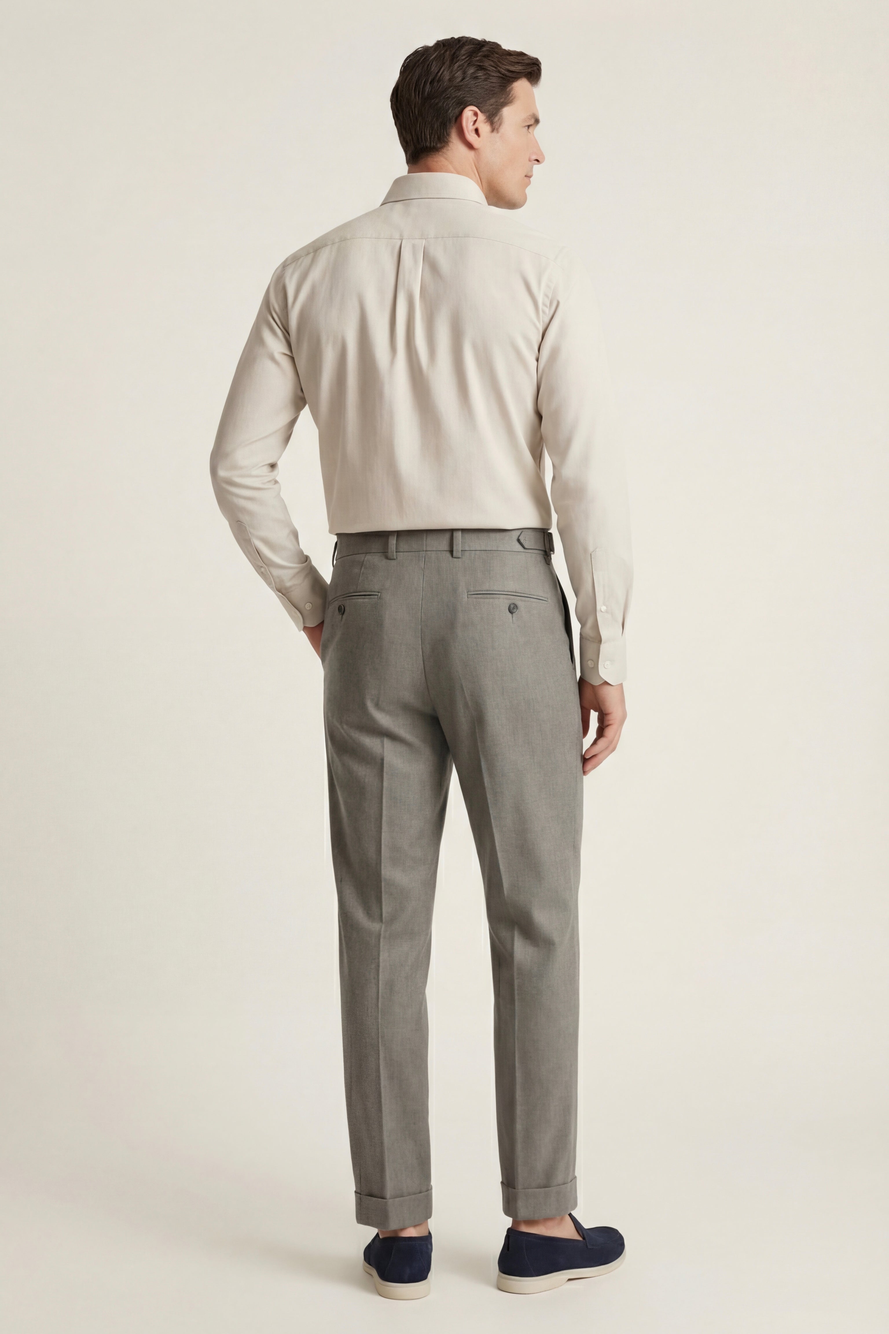 Lorano Merino Pantalon Grey