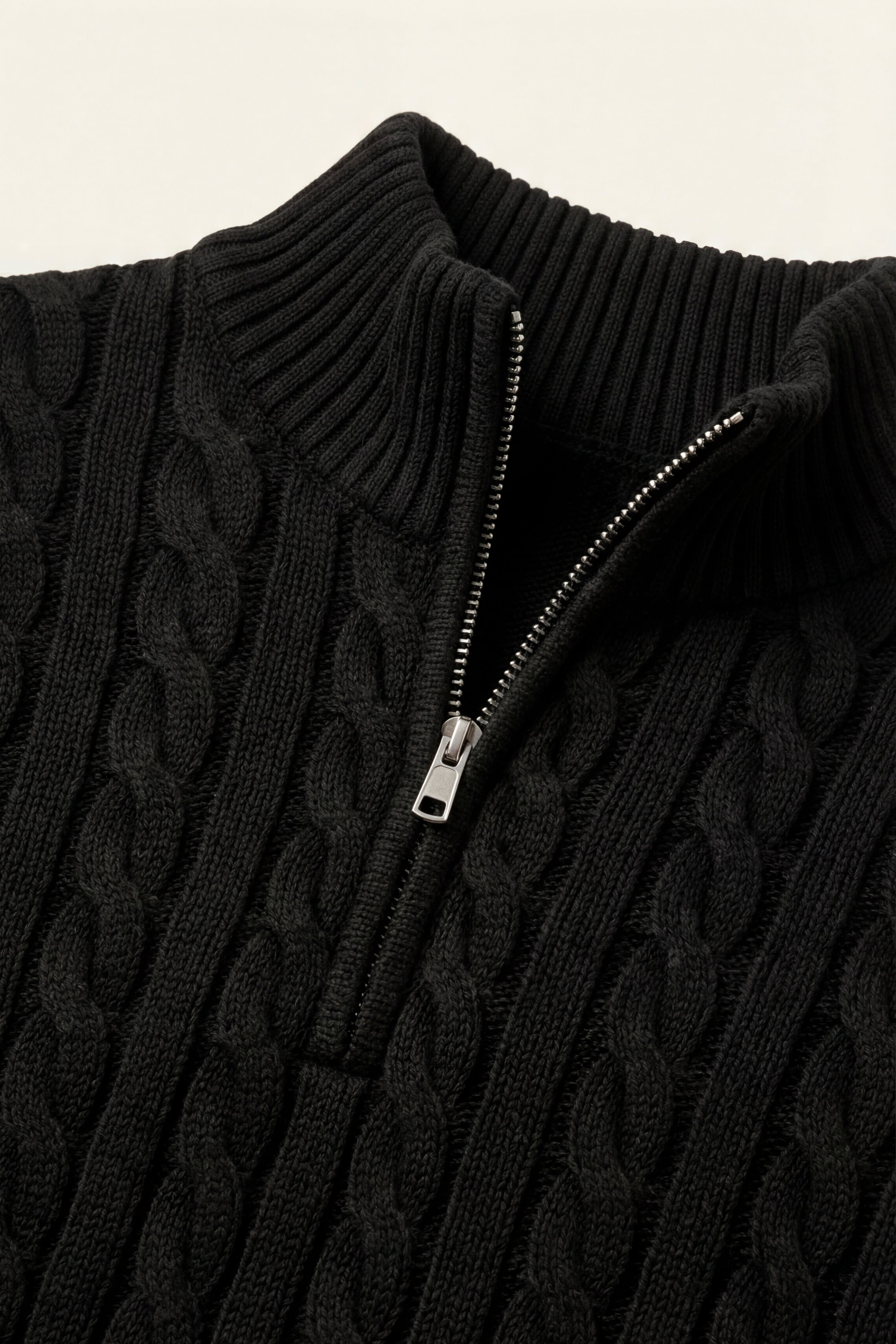 Medici Cable Knit Black