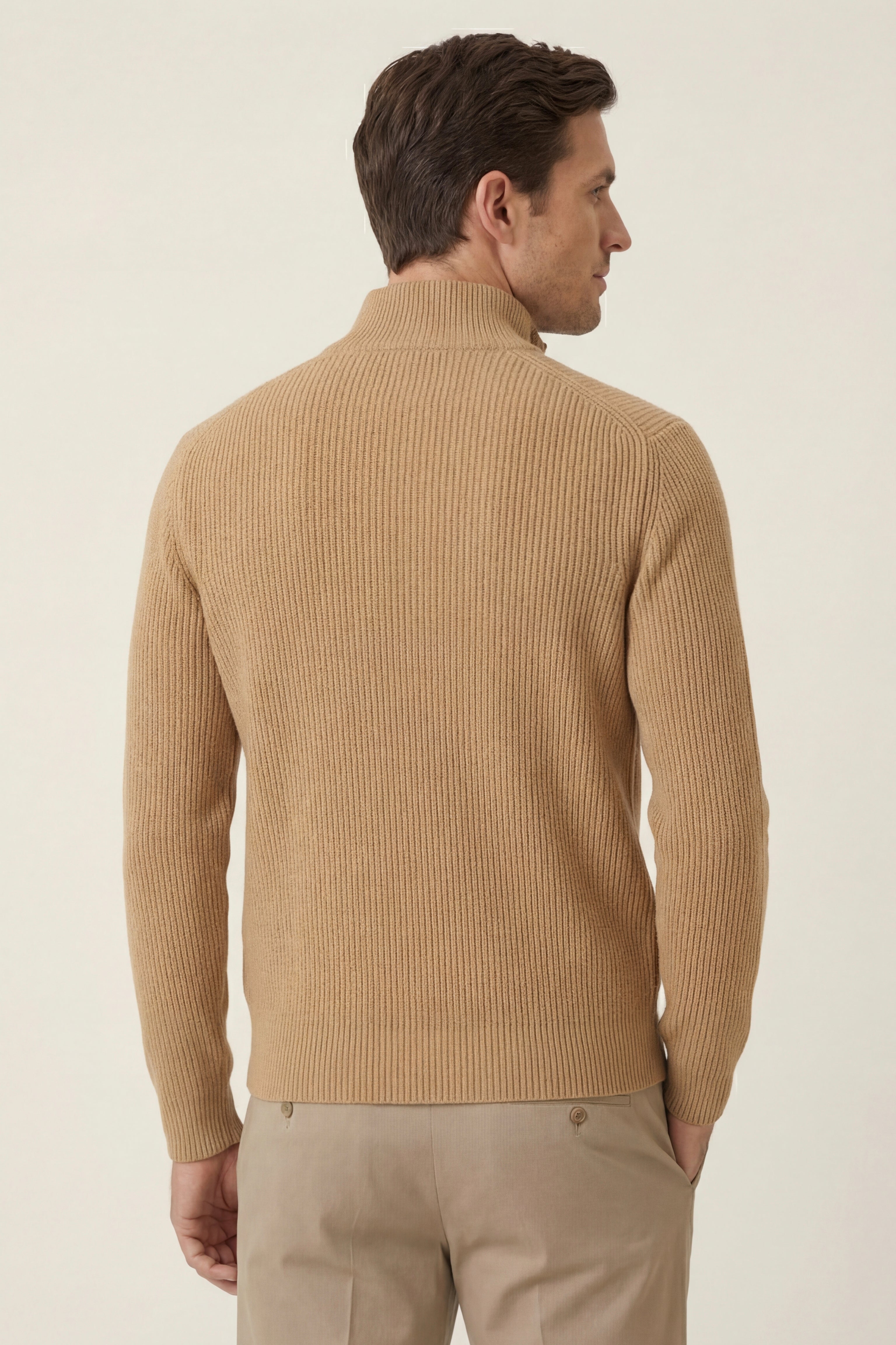 Roma Cashmere Cardigan Khaki