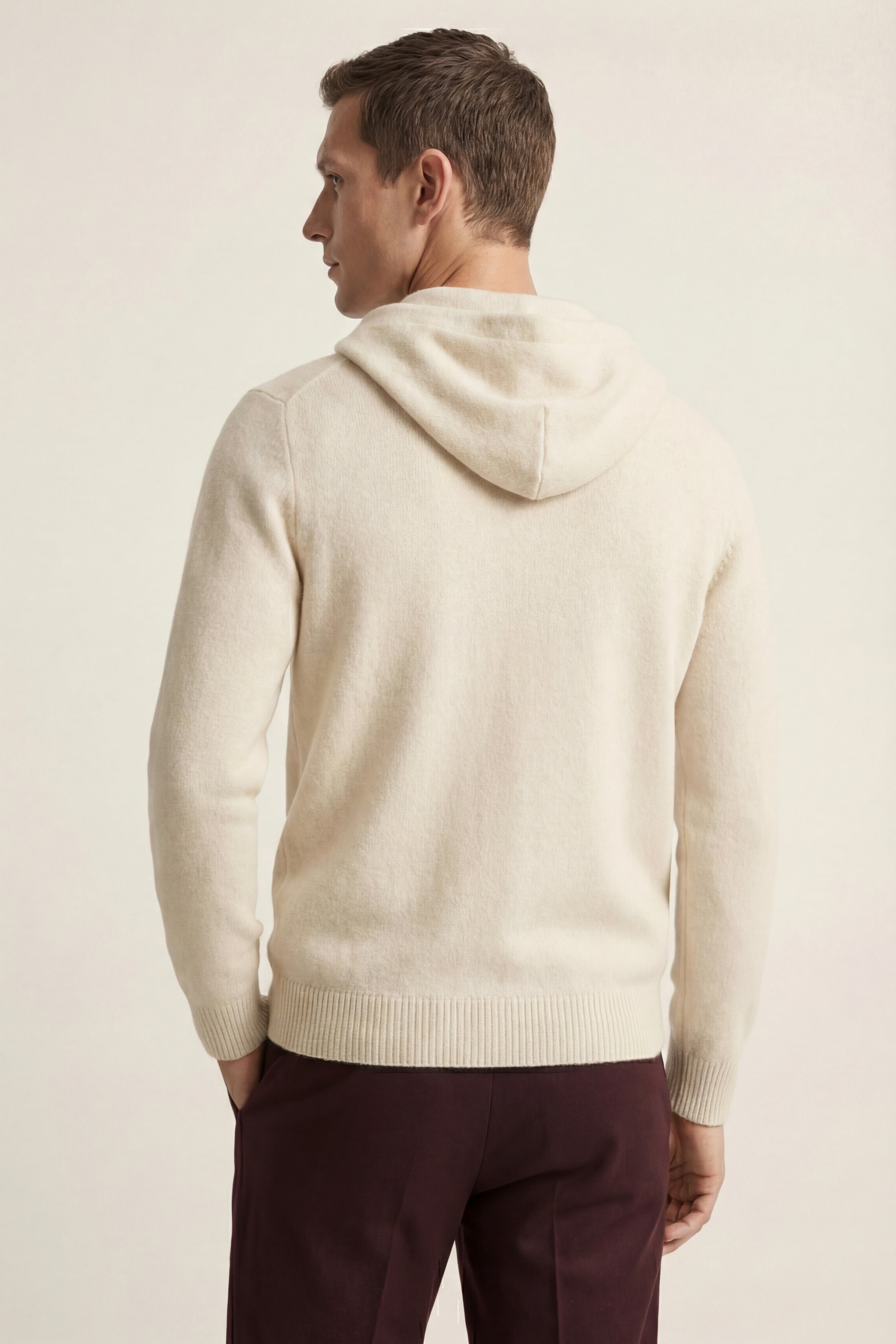 Tavole Hooded Zip Cream