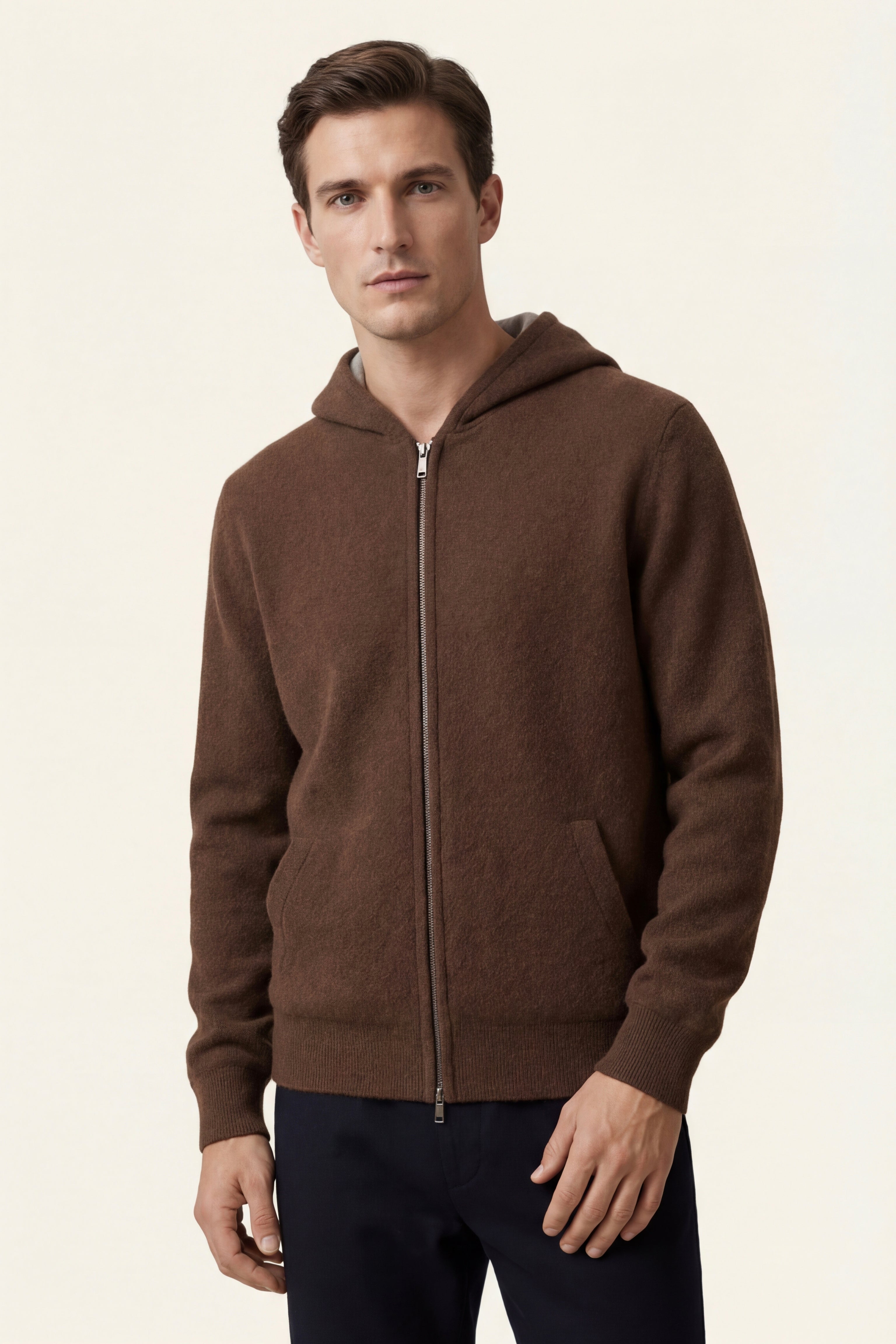 Novaro Hooded Zip Knit