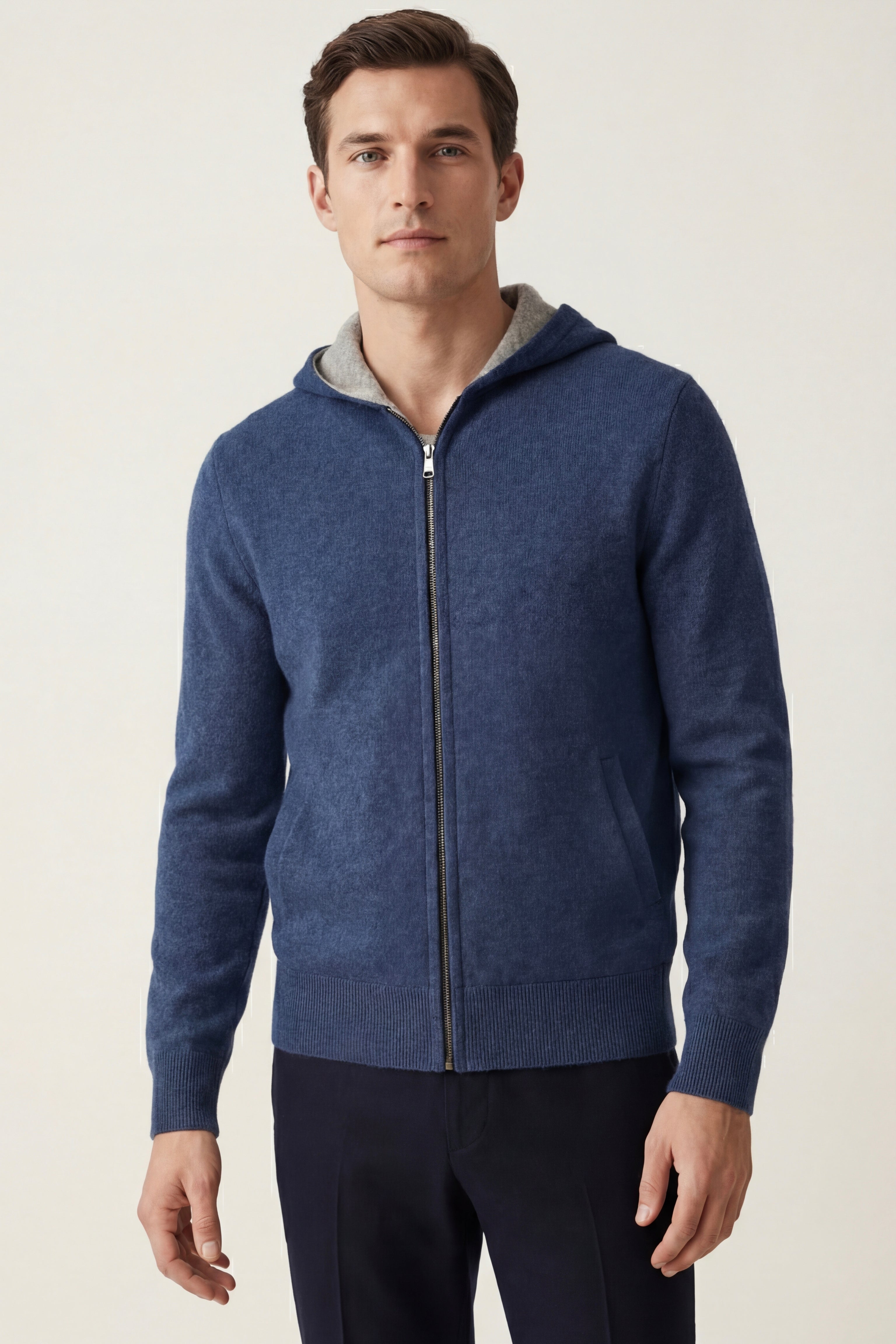 Novaro Hooded Zip Knit