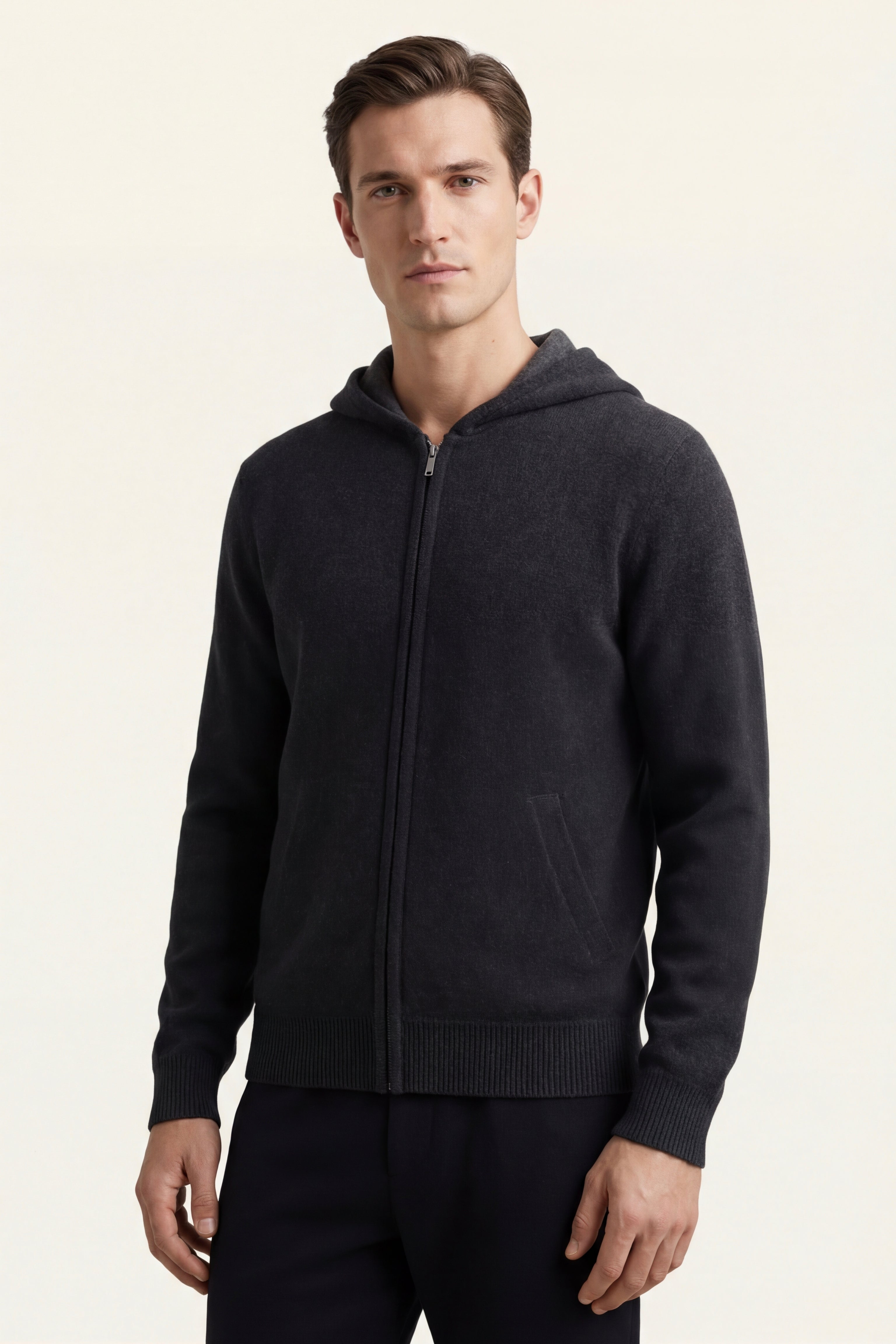 Novaro Hooded Zip Knit