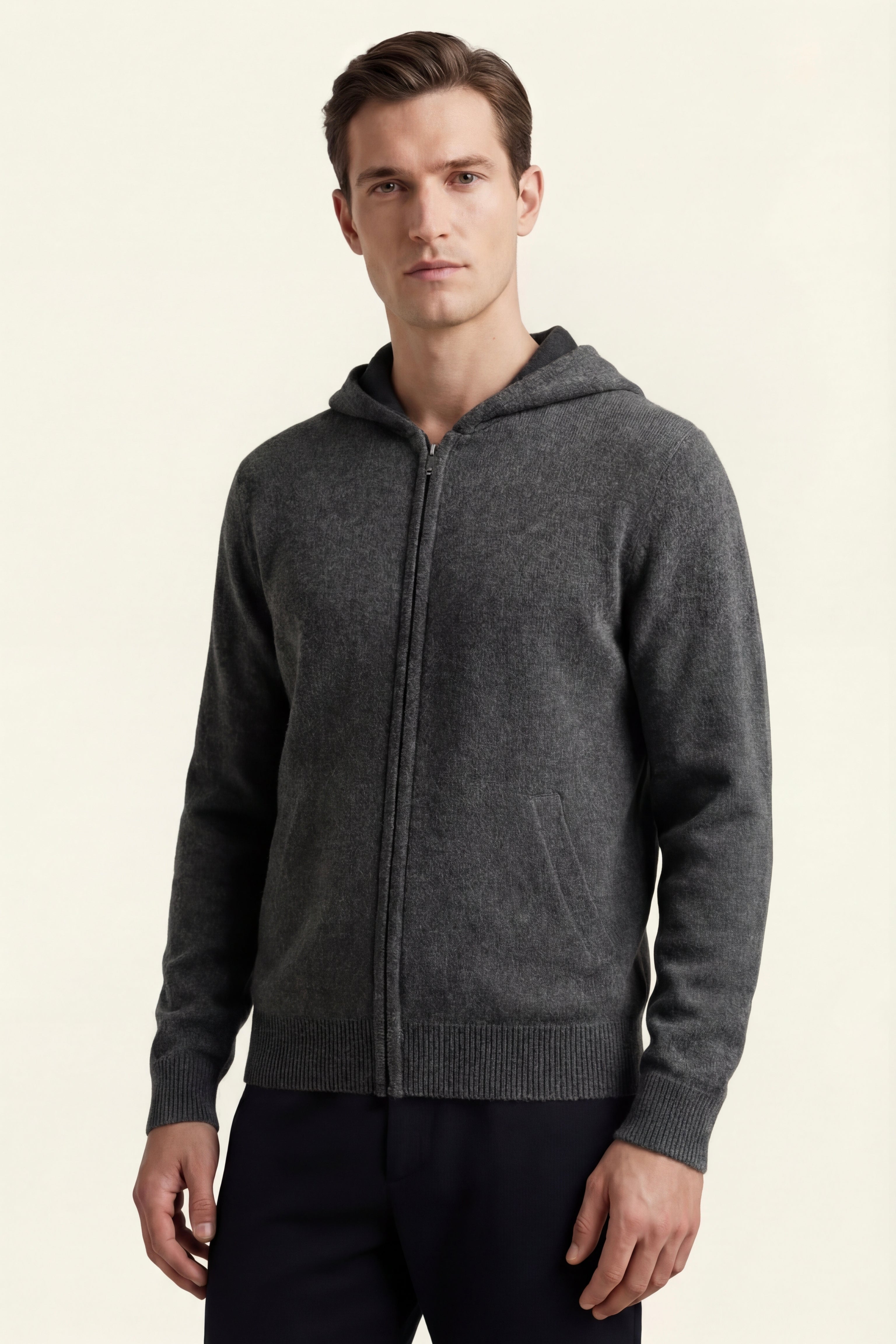 Novaro Hooded Zip Knit