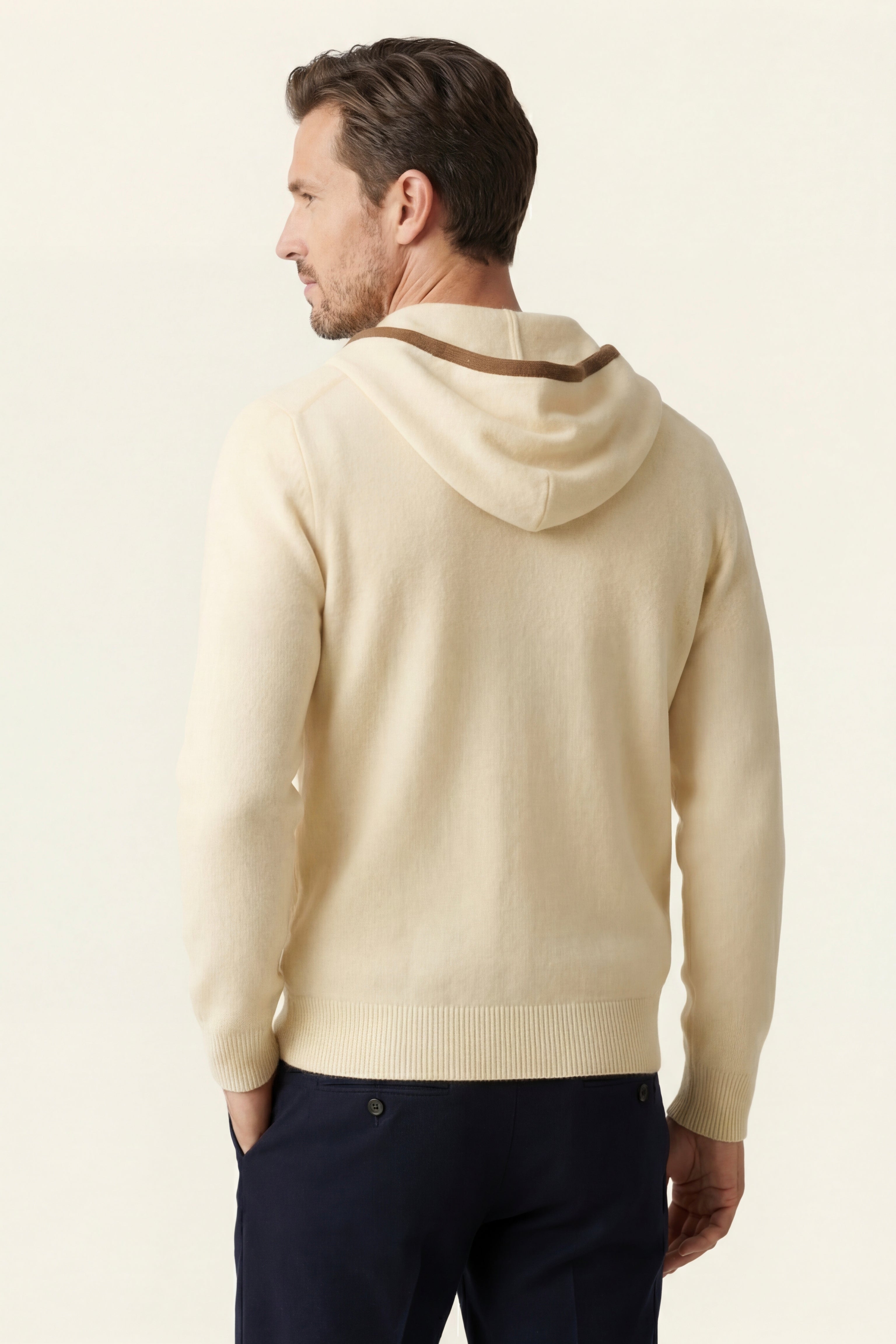 Sorano Hooded Cardigan Cream