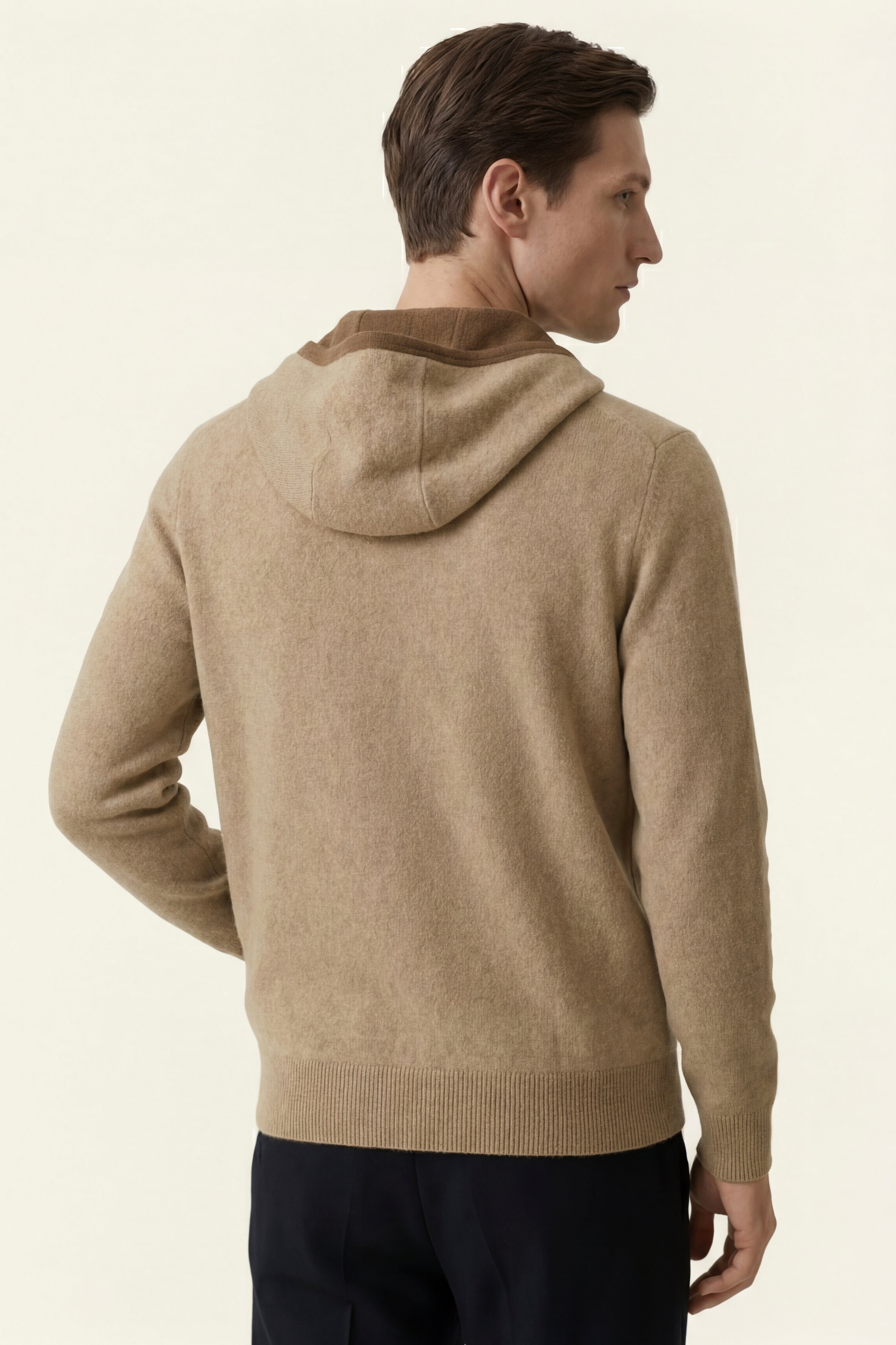 Sorano Hooded Cardigan Brown