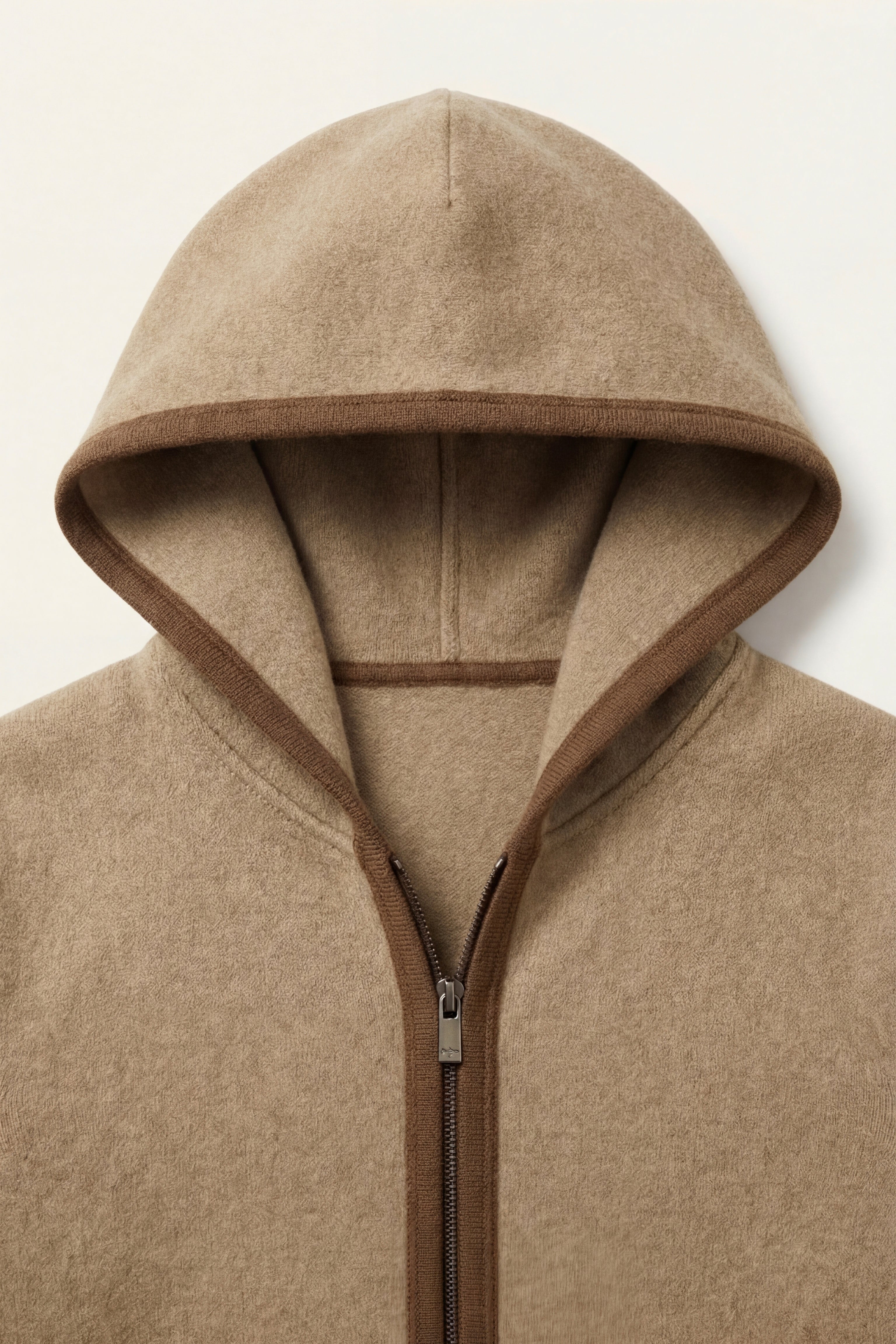 Sorano Hooded Cardigan Brown