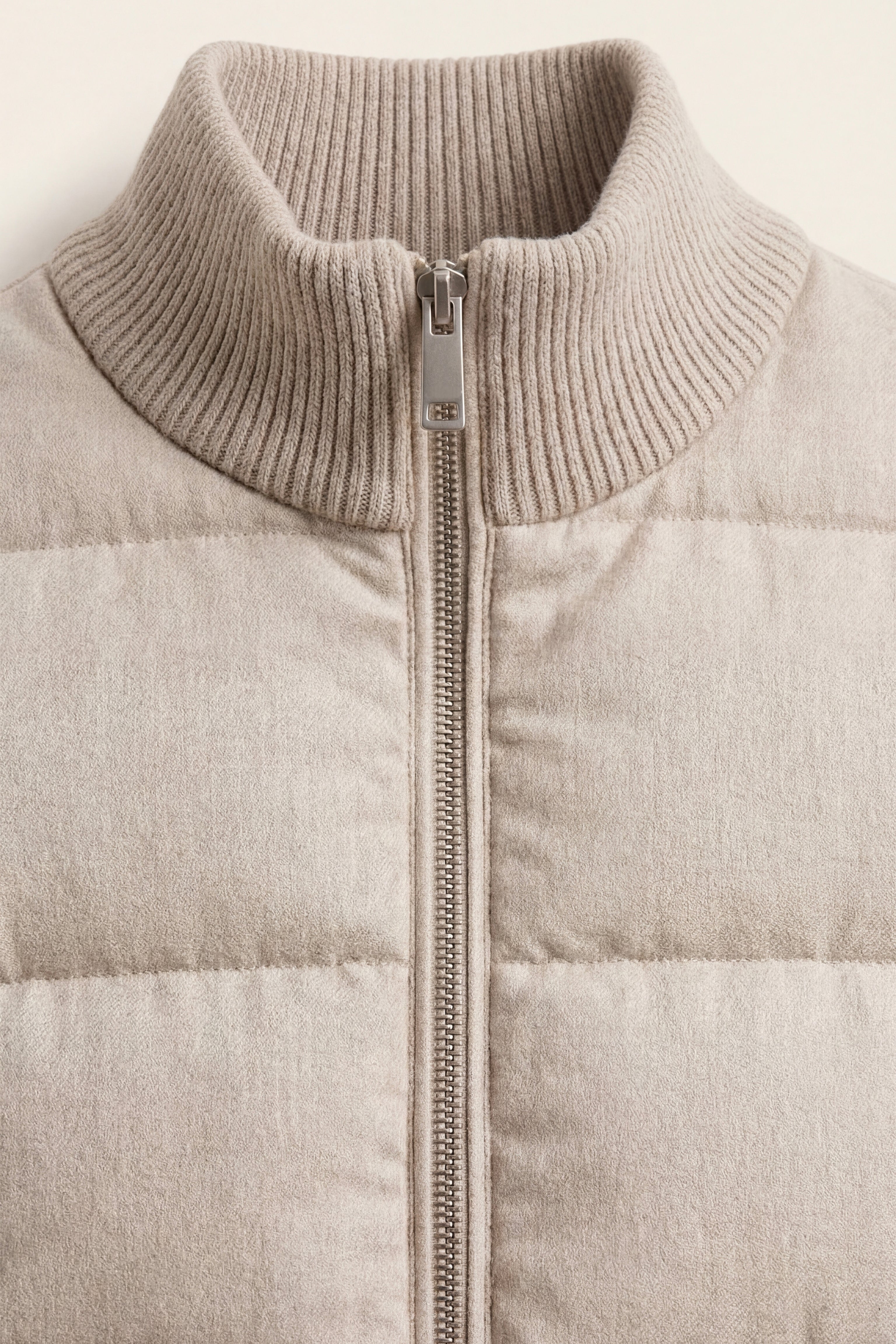 Enea Quilted Knit Jacket Ivory