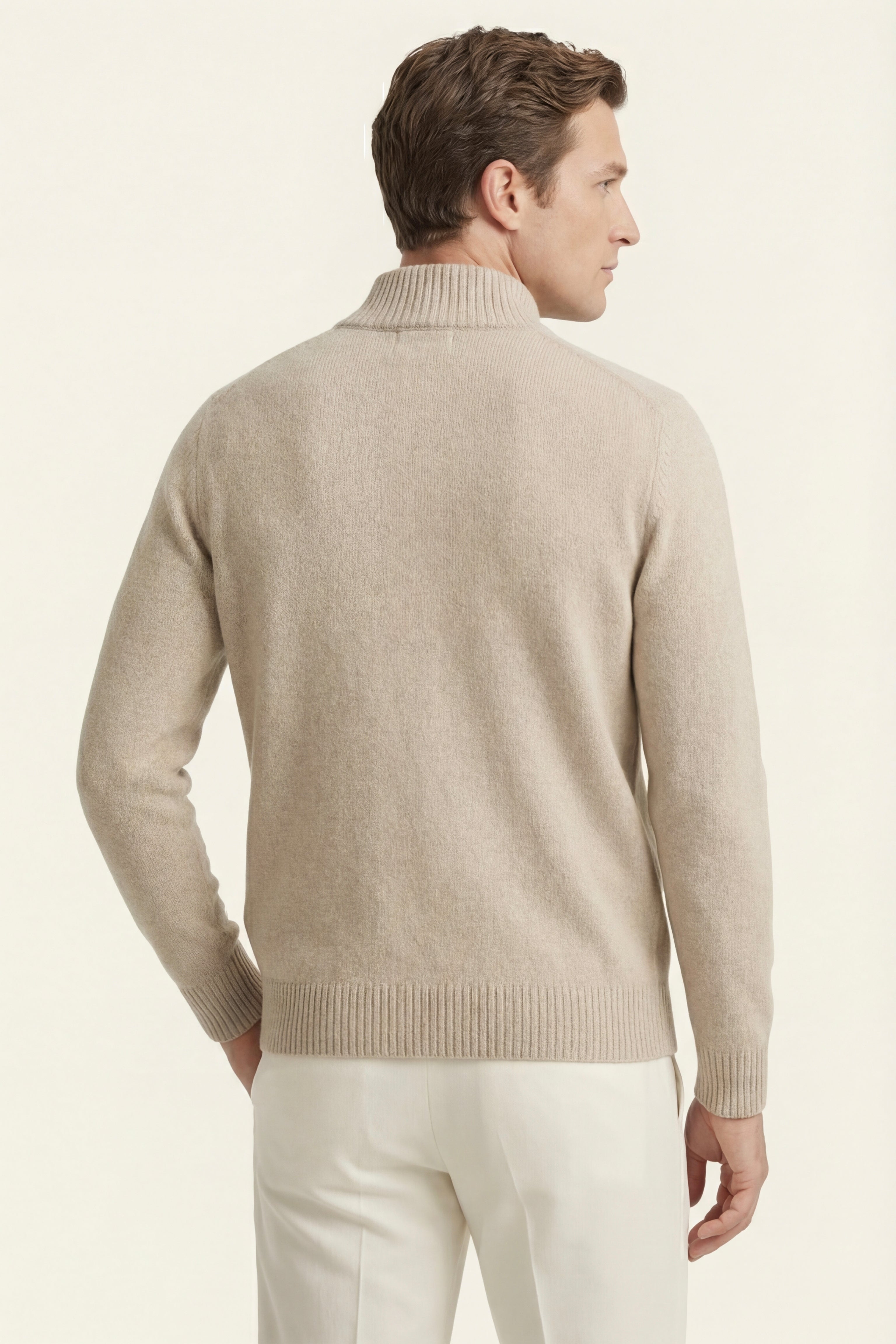 Giotto Cashmere Cardigan Sand
