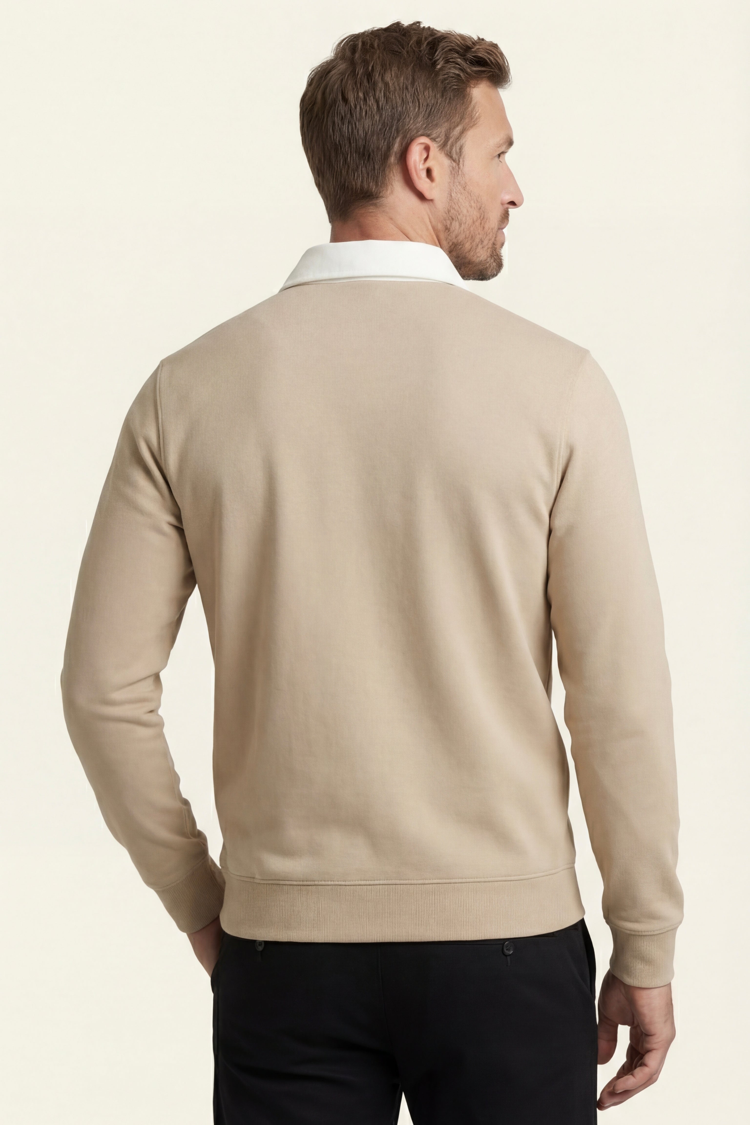 Valerio Polo Knit Beige