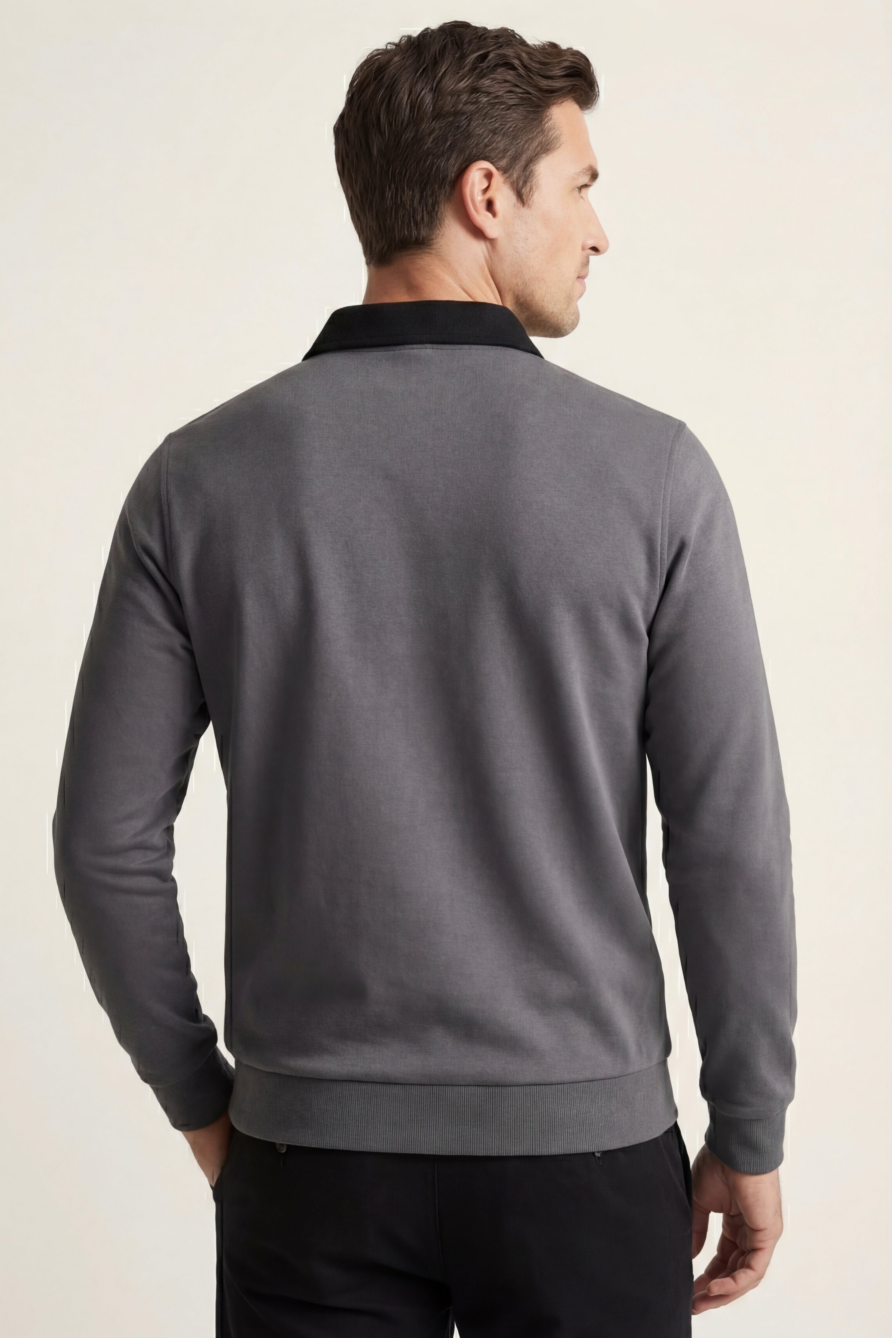 Valerio Polo Knit Grey