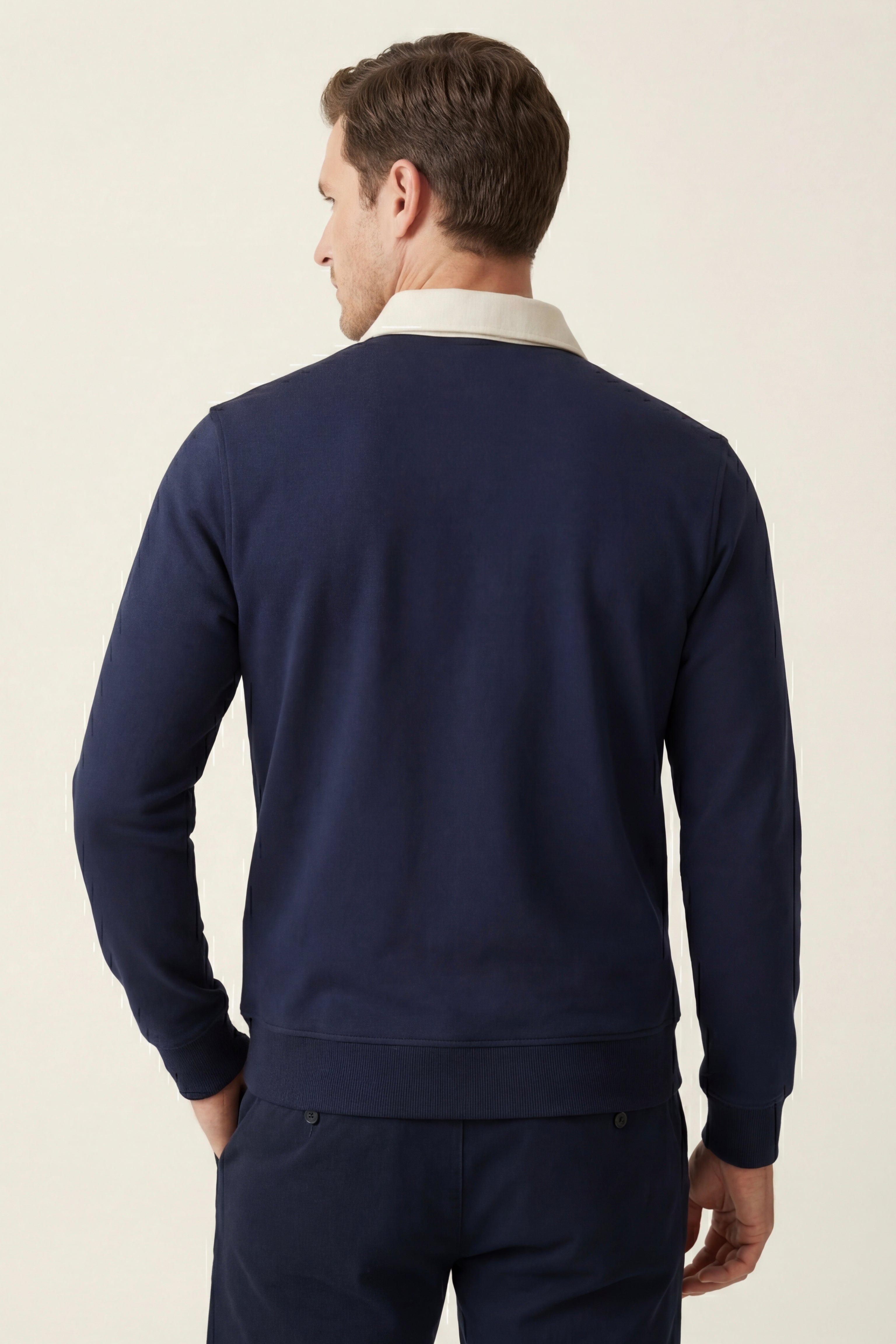 Valerio Polo Knit Navy