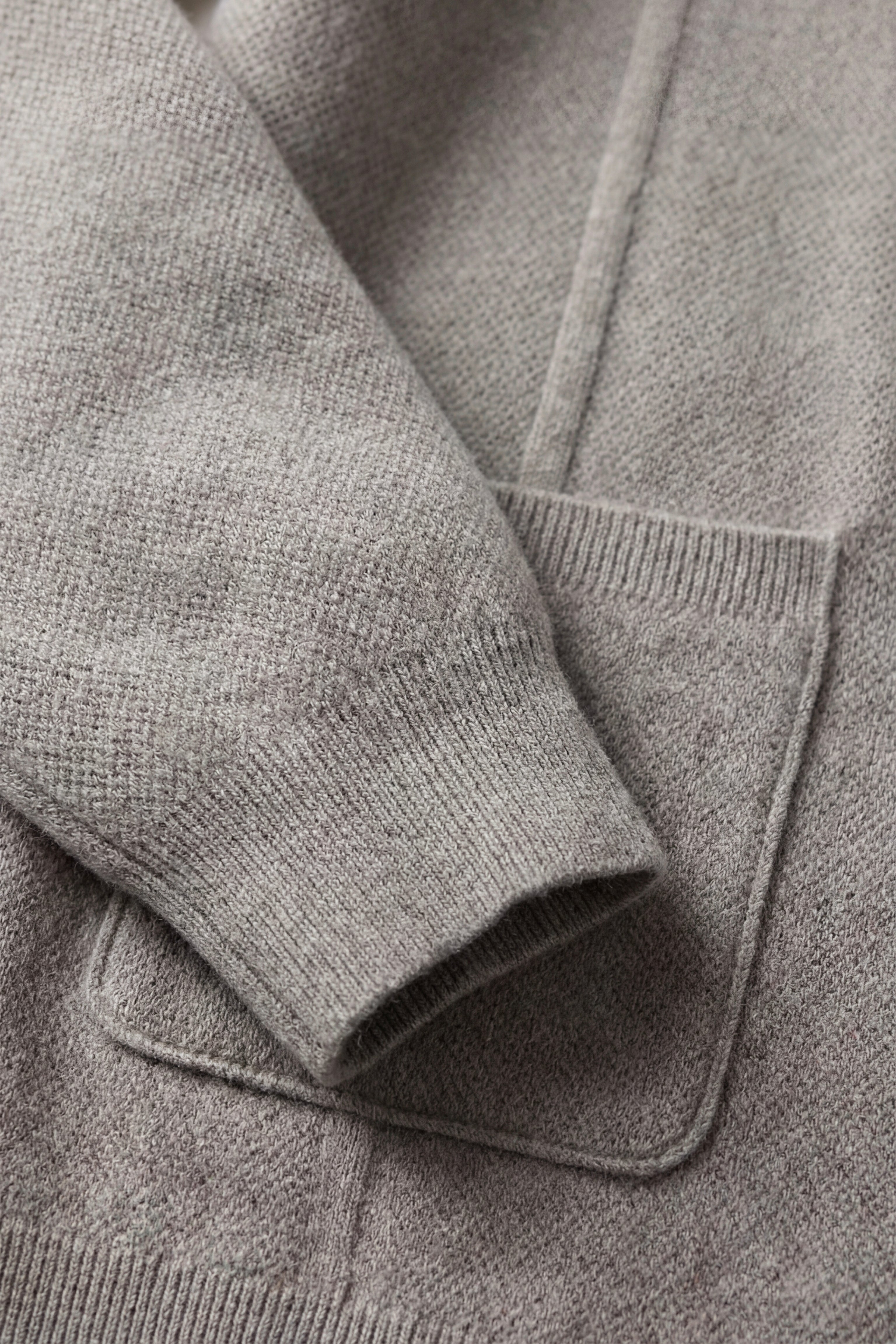 Valero Cashmere Cardigan Grey