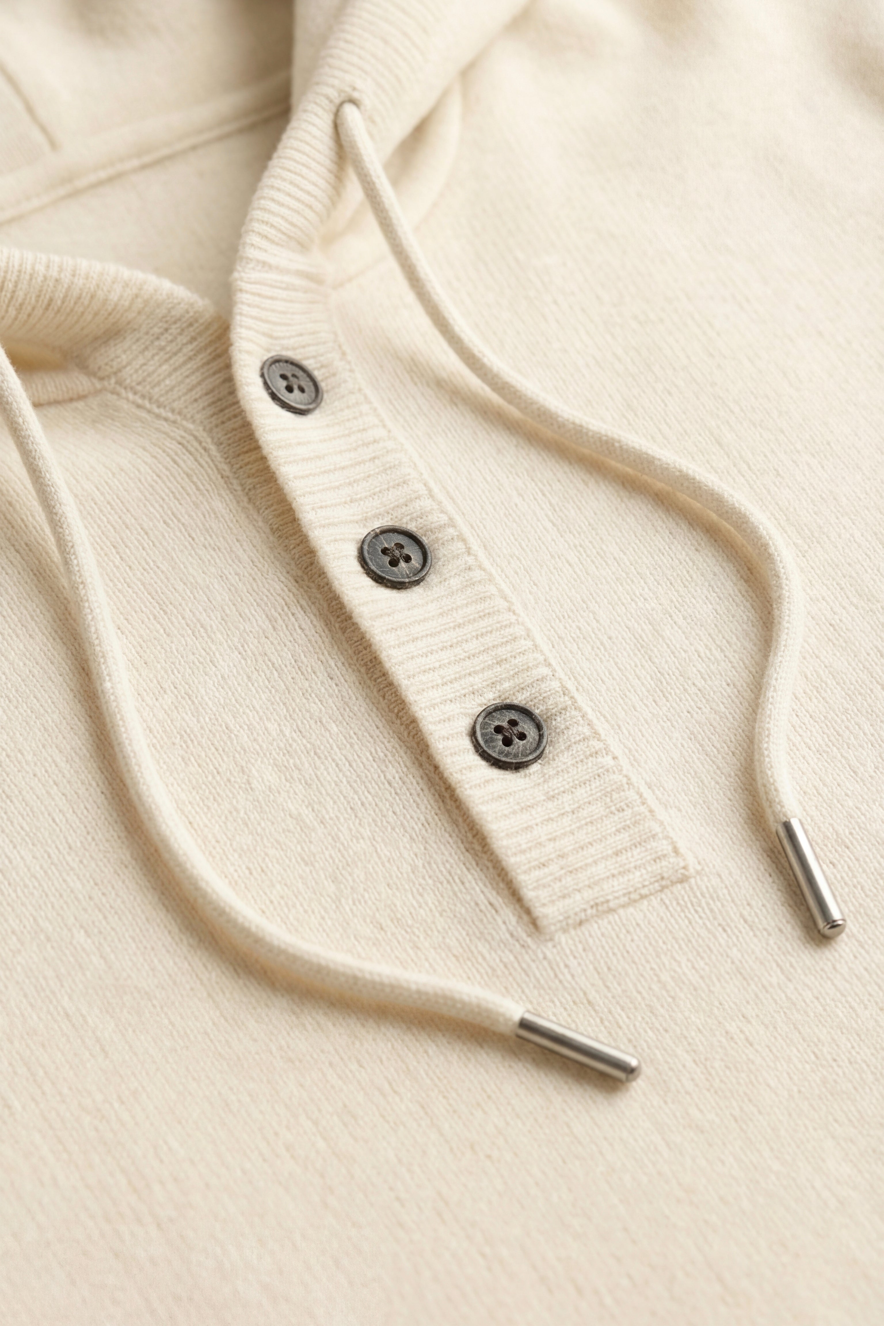 Taviano Hooded Knit Cream