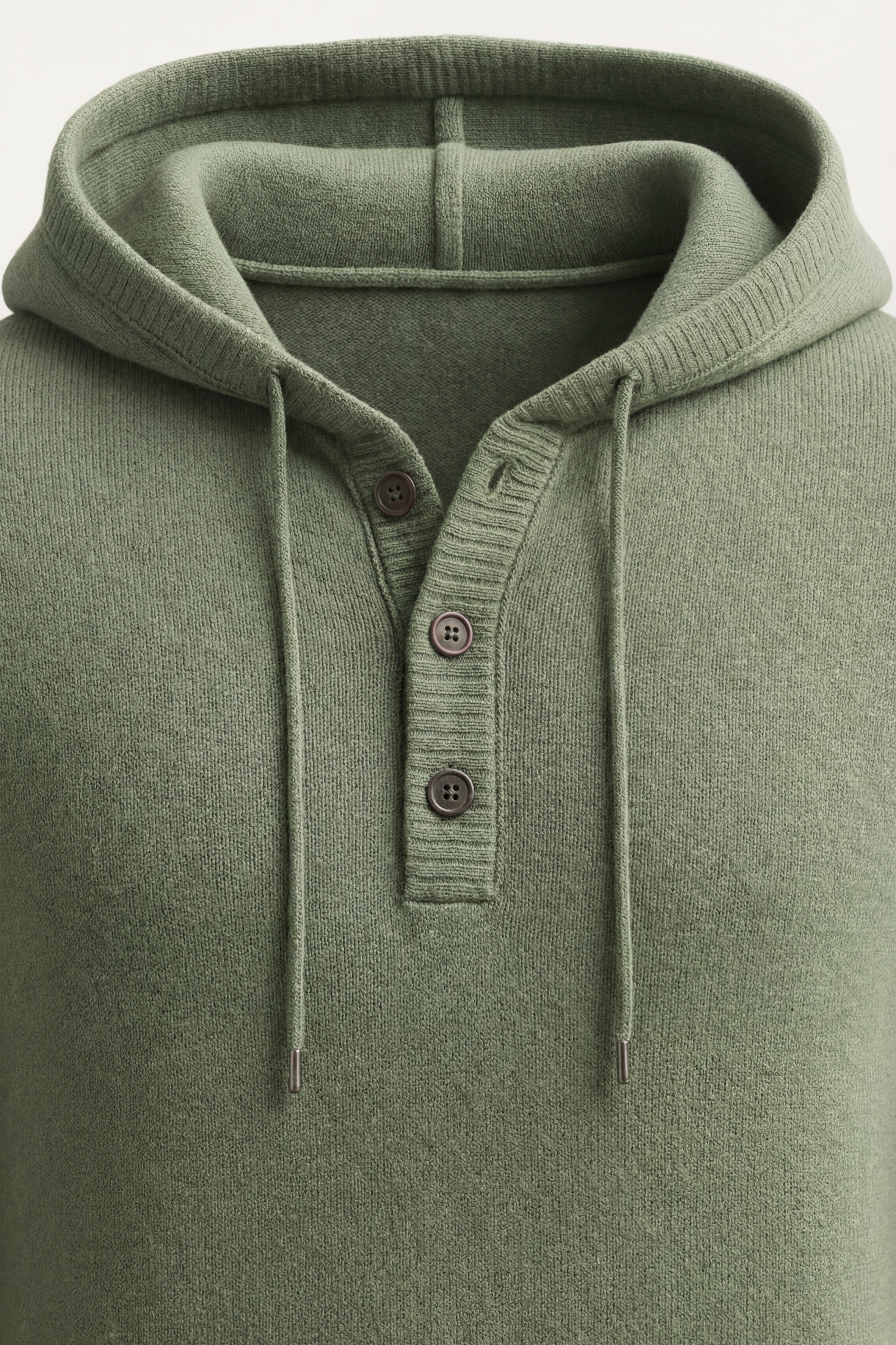 Taviano Hooded Knit Sage Green