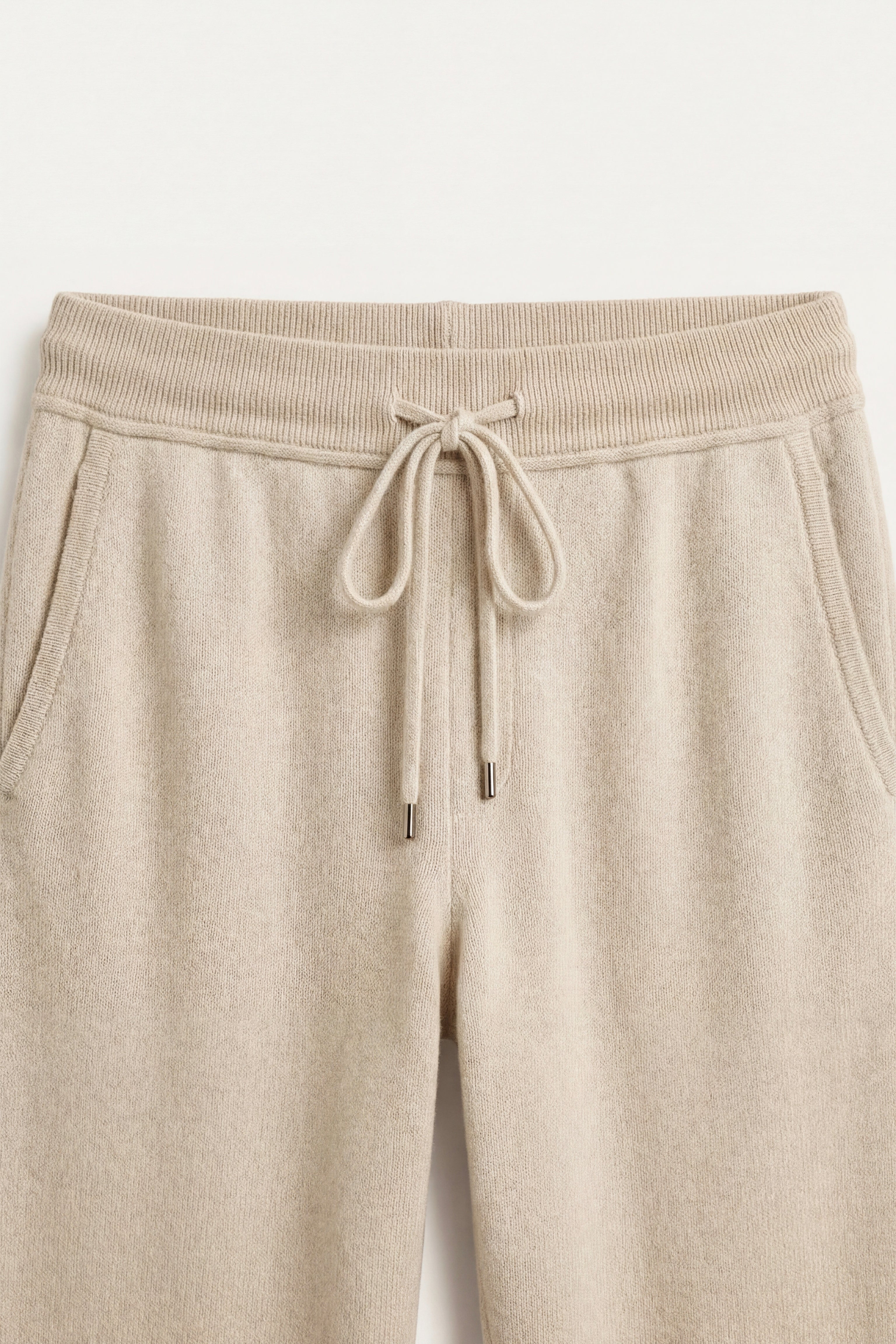 Elviro Cashmere Hooded Zip Set Cream