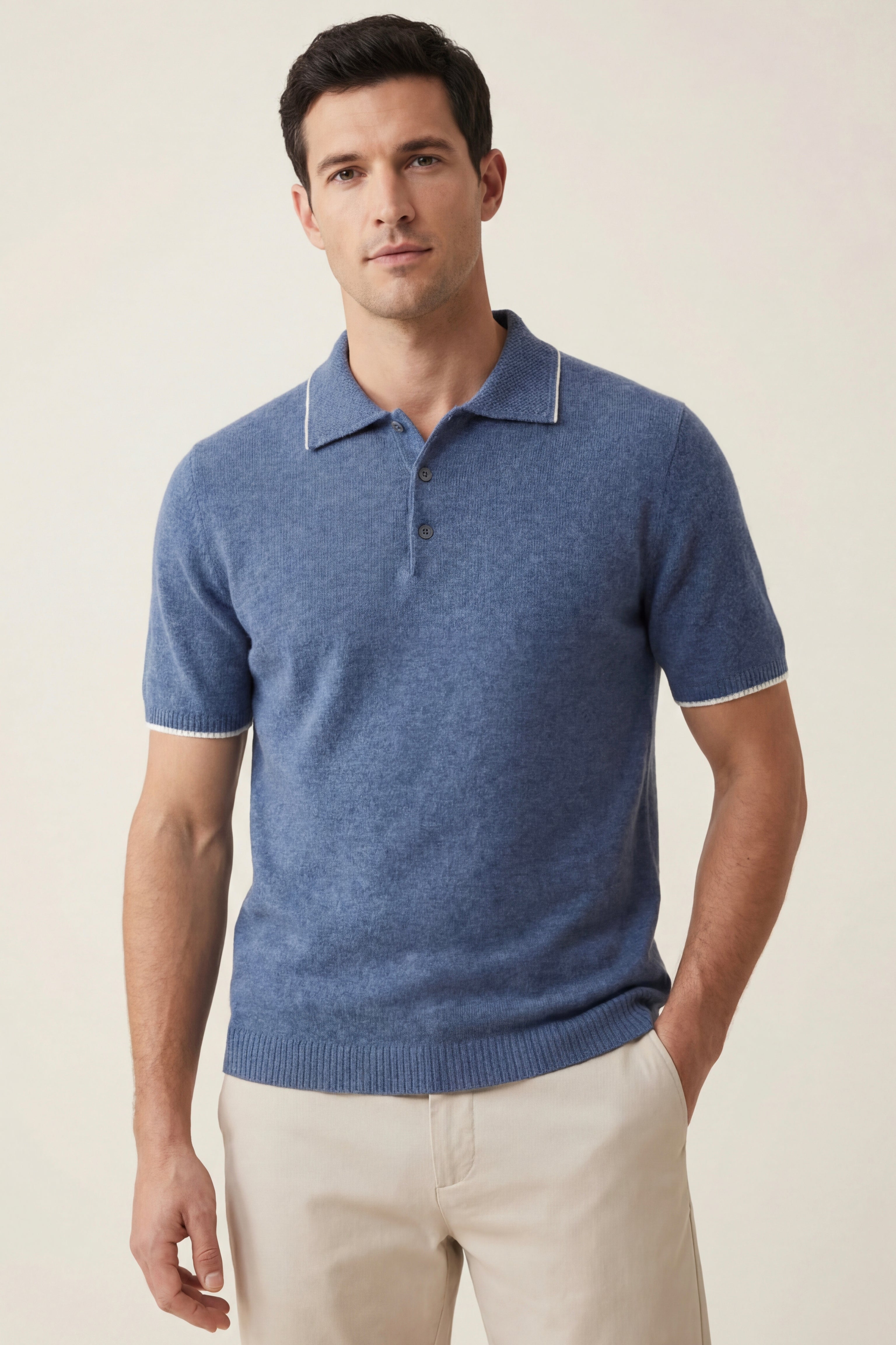 Morino Merino Knit Polo Gao Guilan