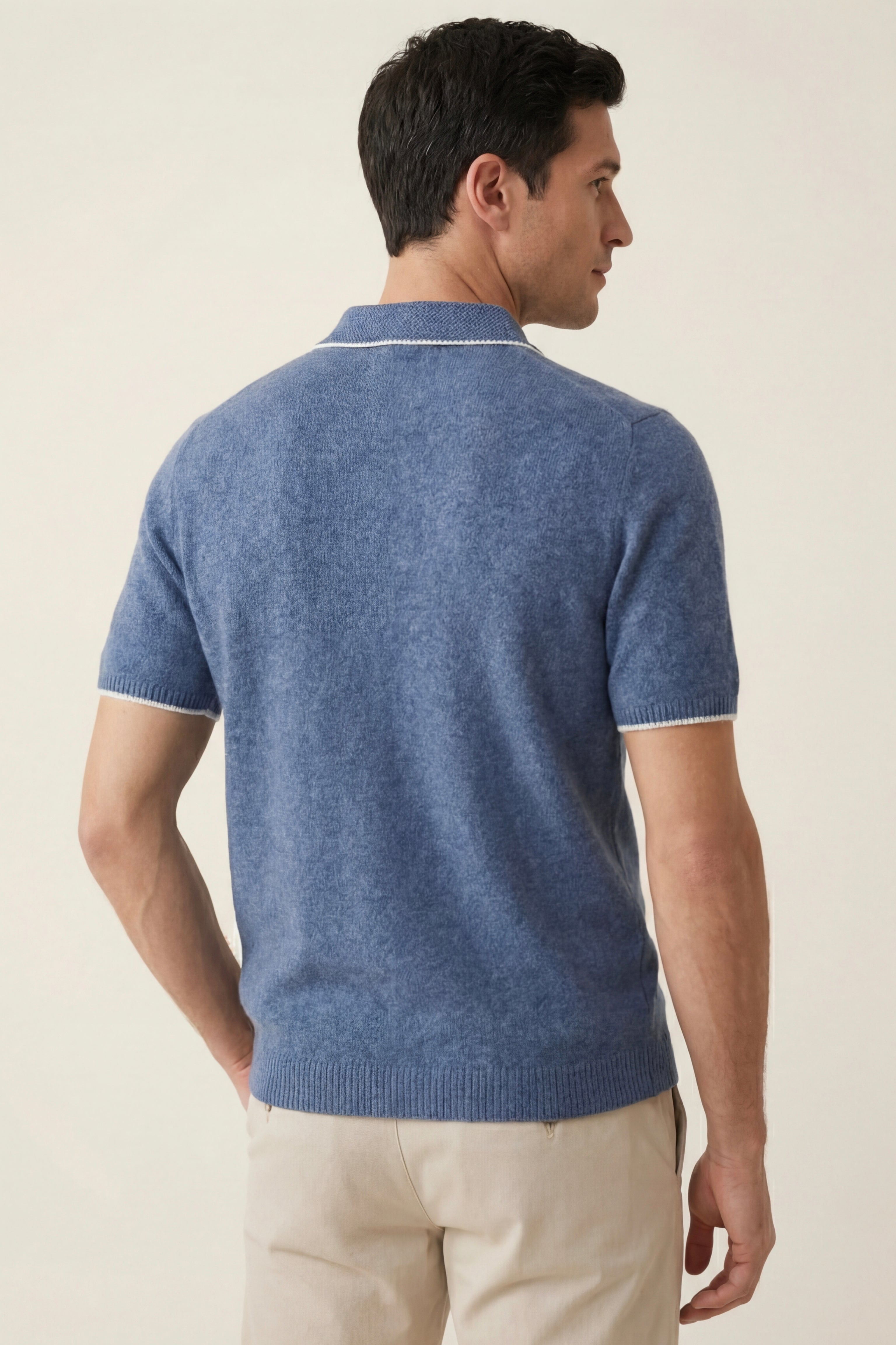 Morino Merino Knit Polo Gao Guilan