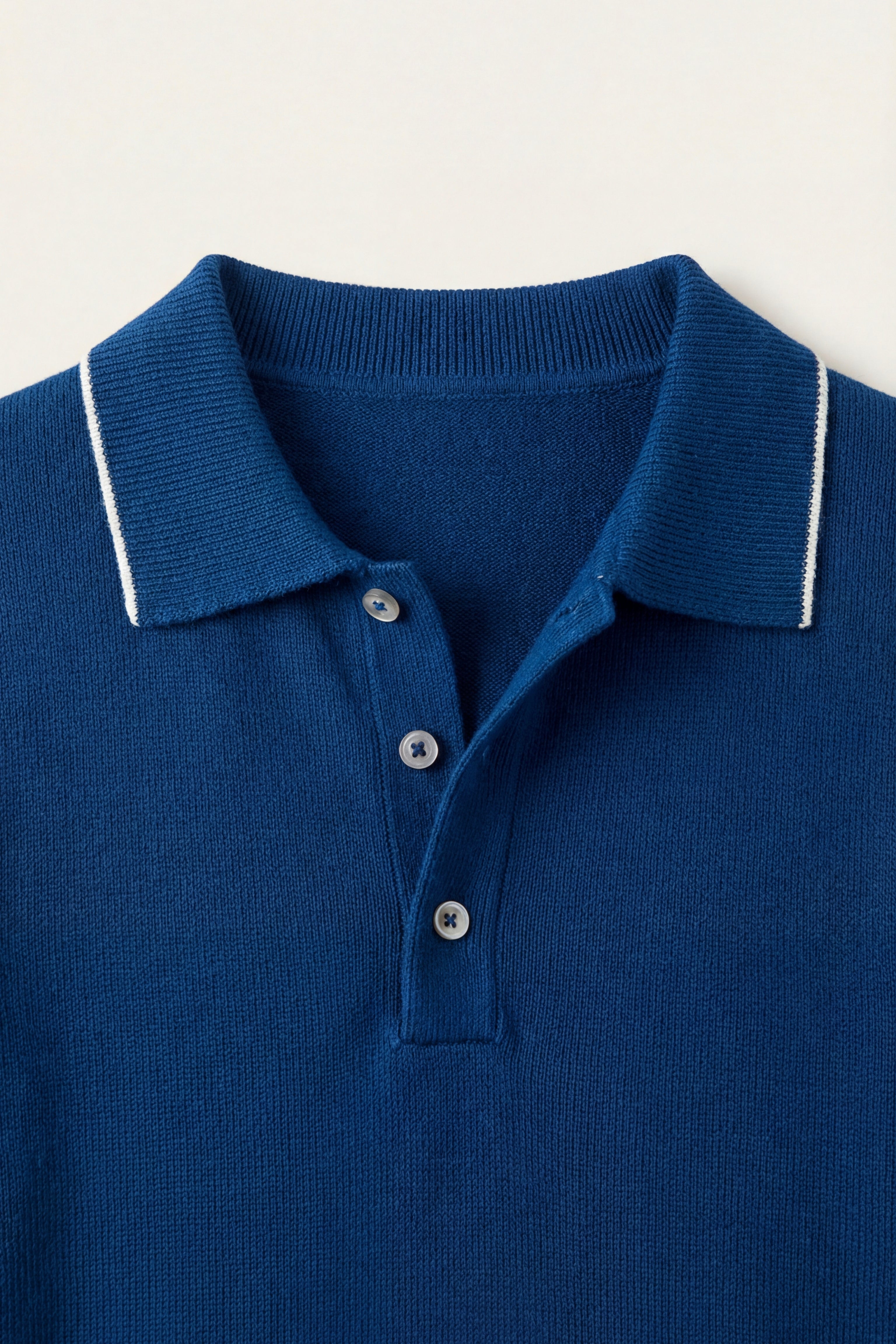 Morino Merino Knit Polo Dark Blue