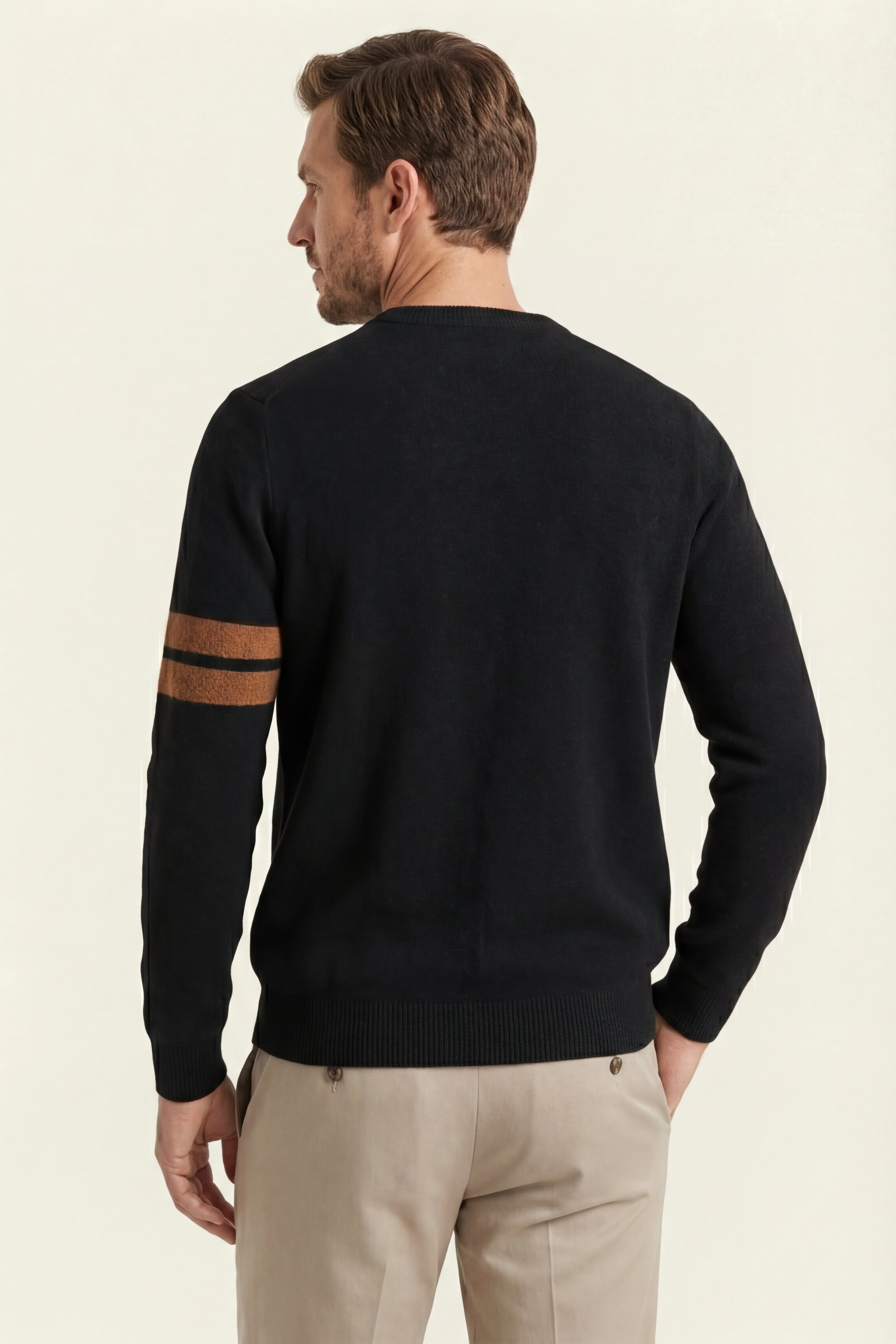 Valeno Cashmere Crewneck Sweater Black