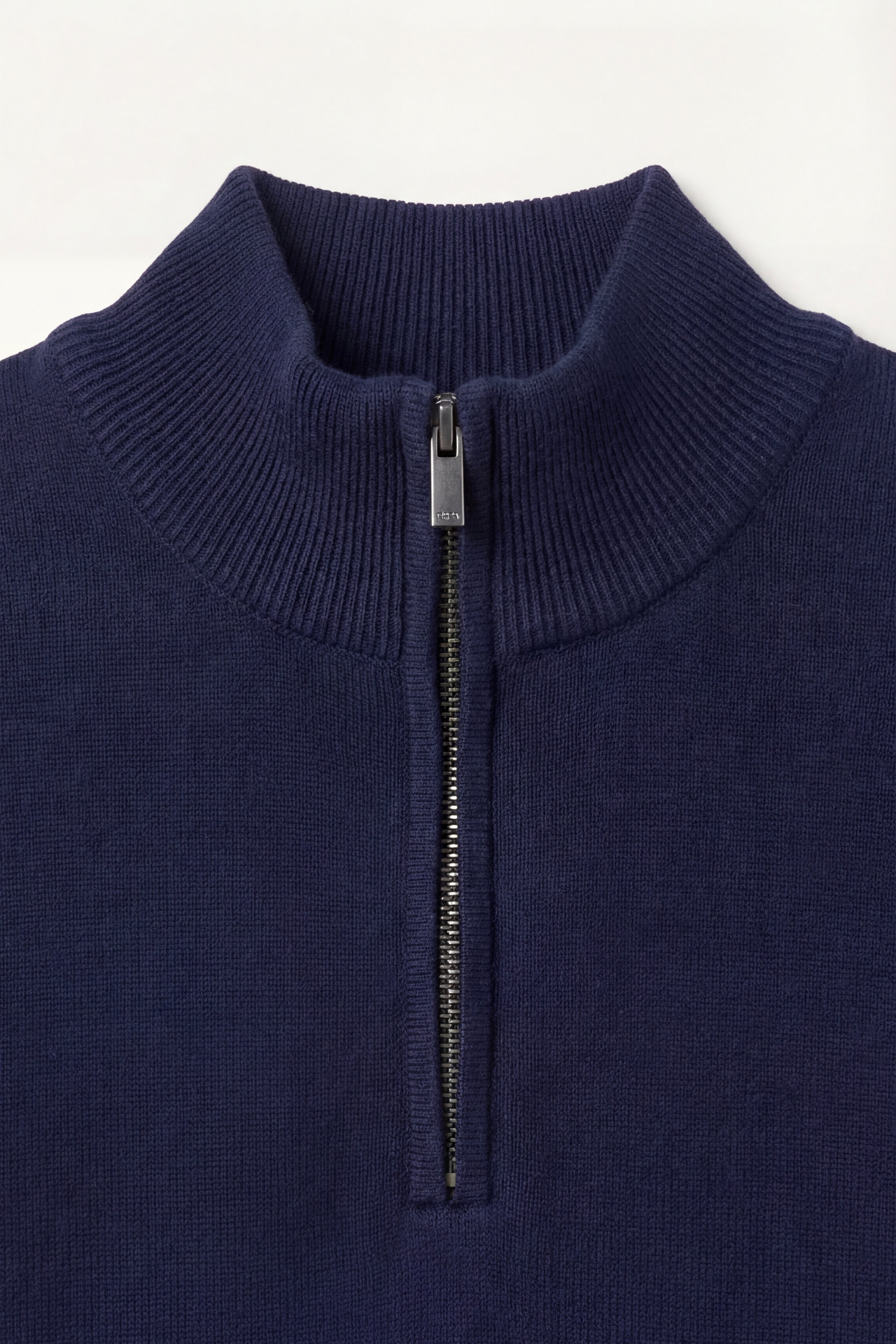 Arlino Quarter Zip Knit Navy
