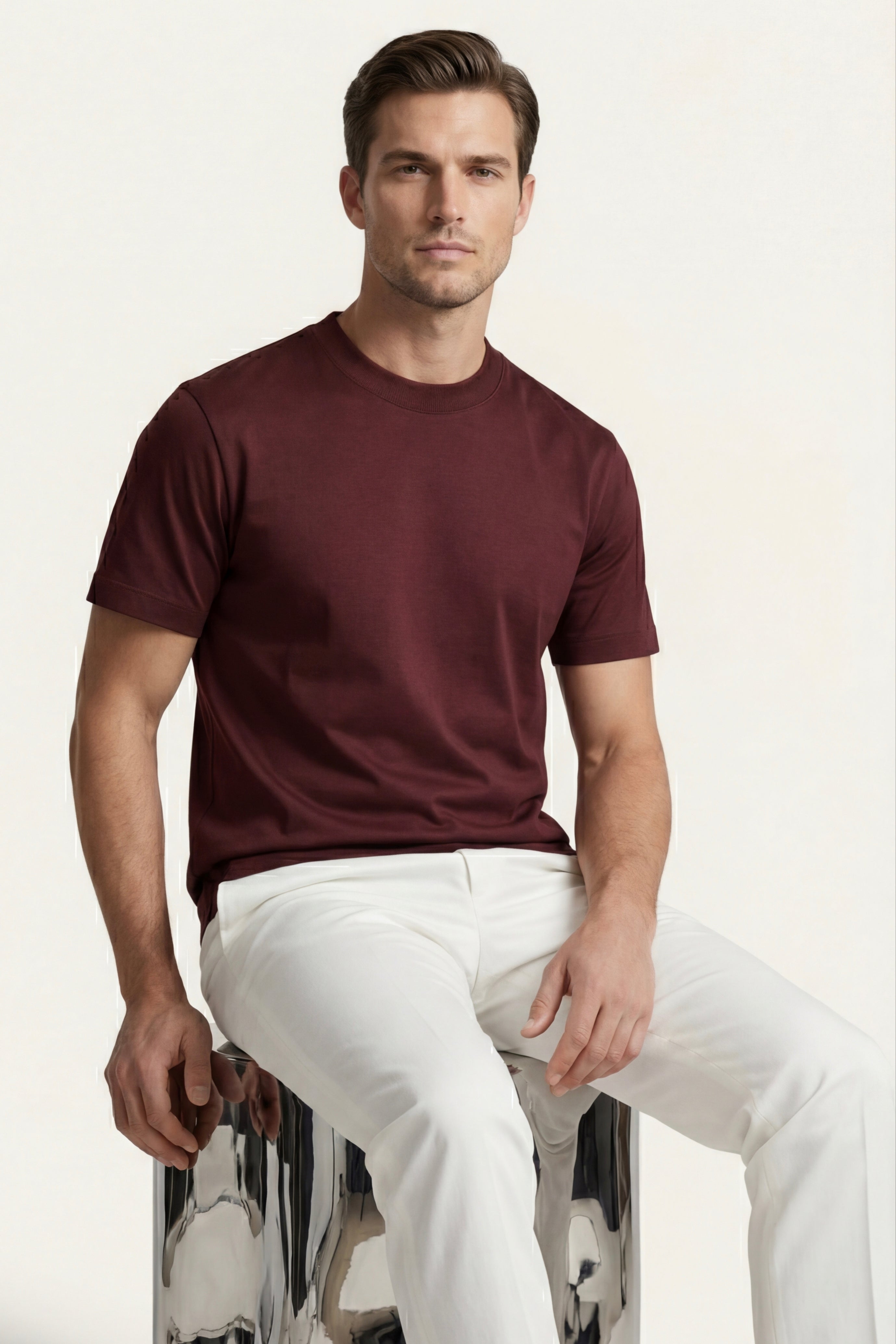 Eterna Tee Burgundy