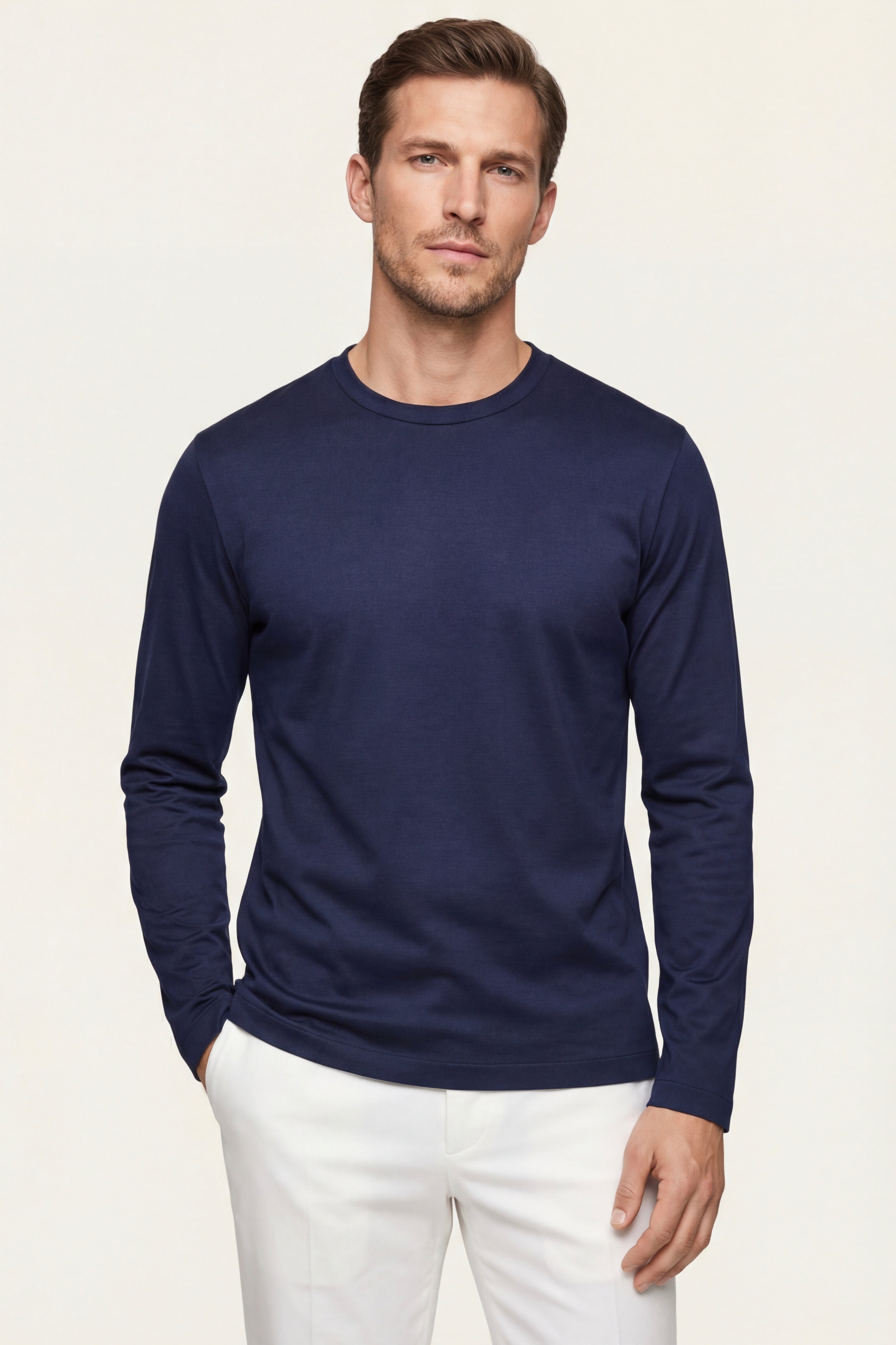 Eterna Longsleeve Navy