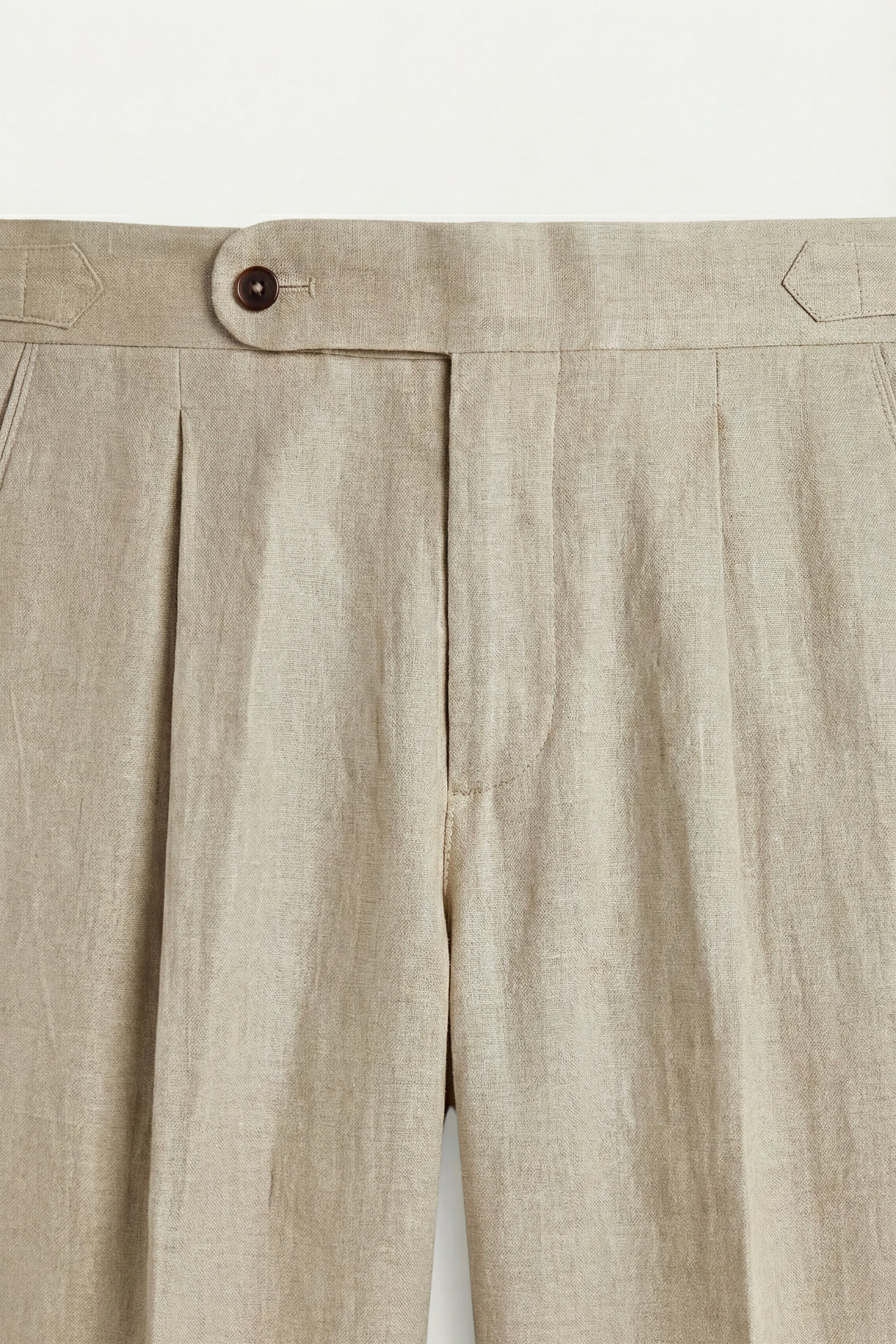 Silano Pleated Trousers Sand