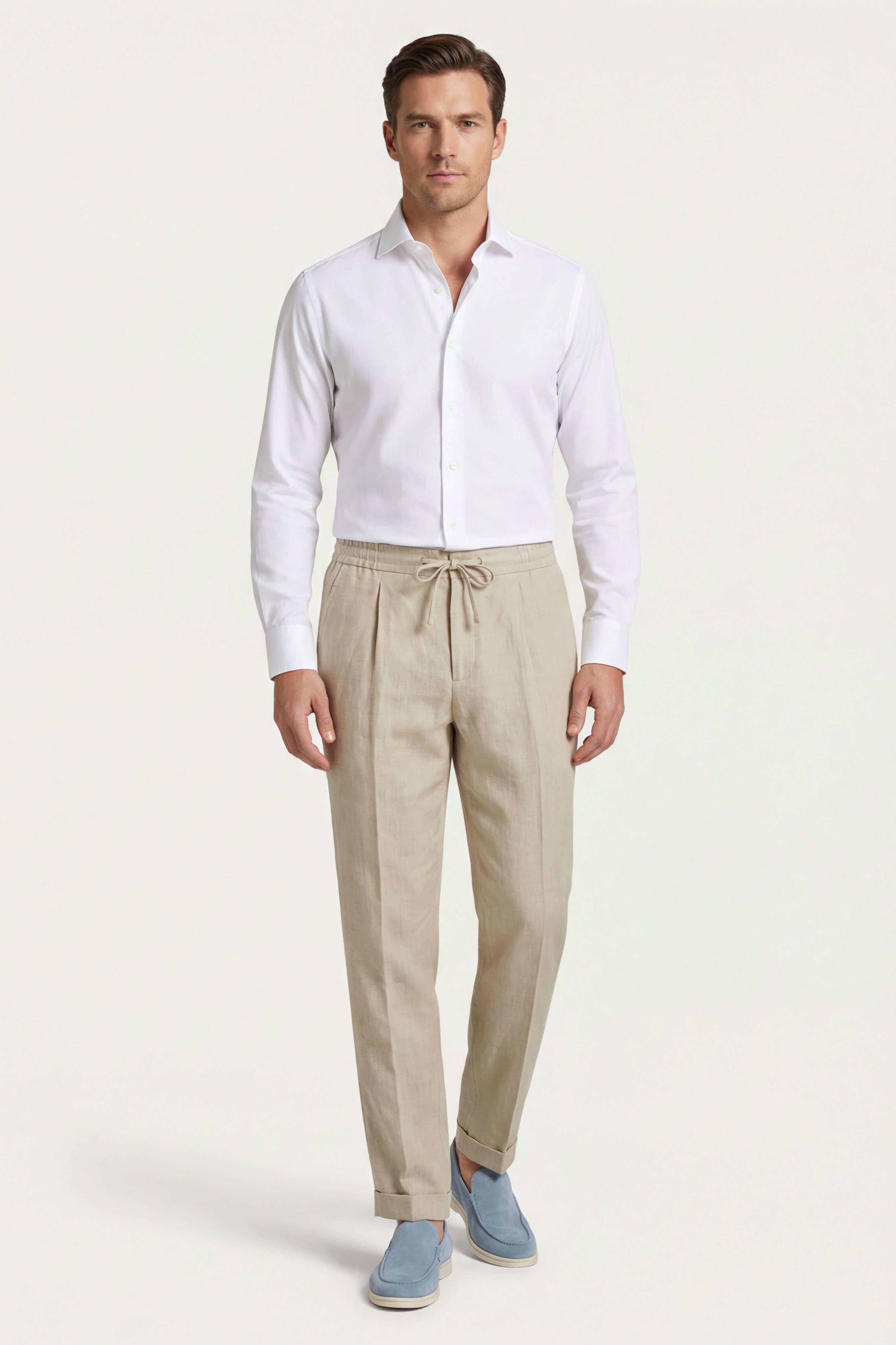 Valeno Drawstring Trousers Sand