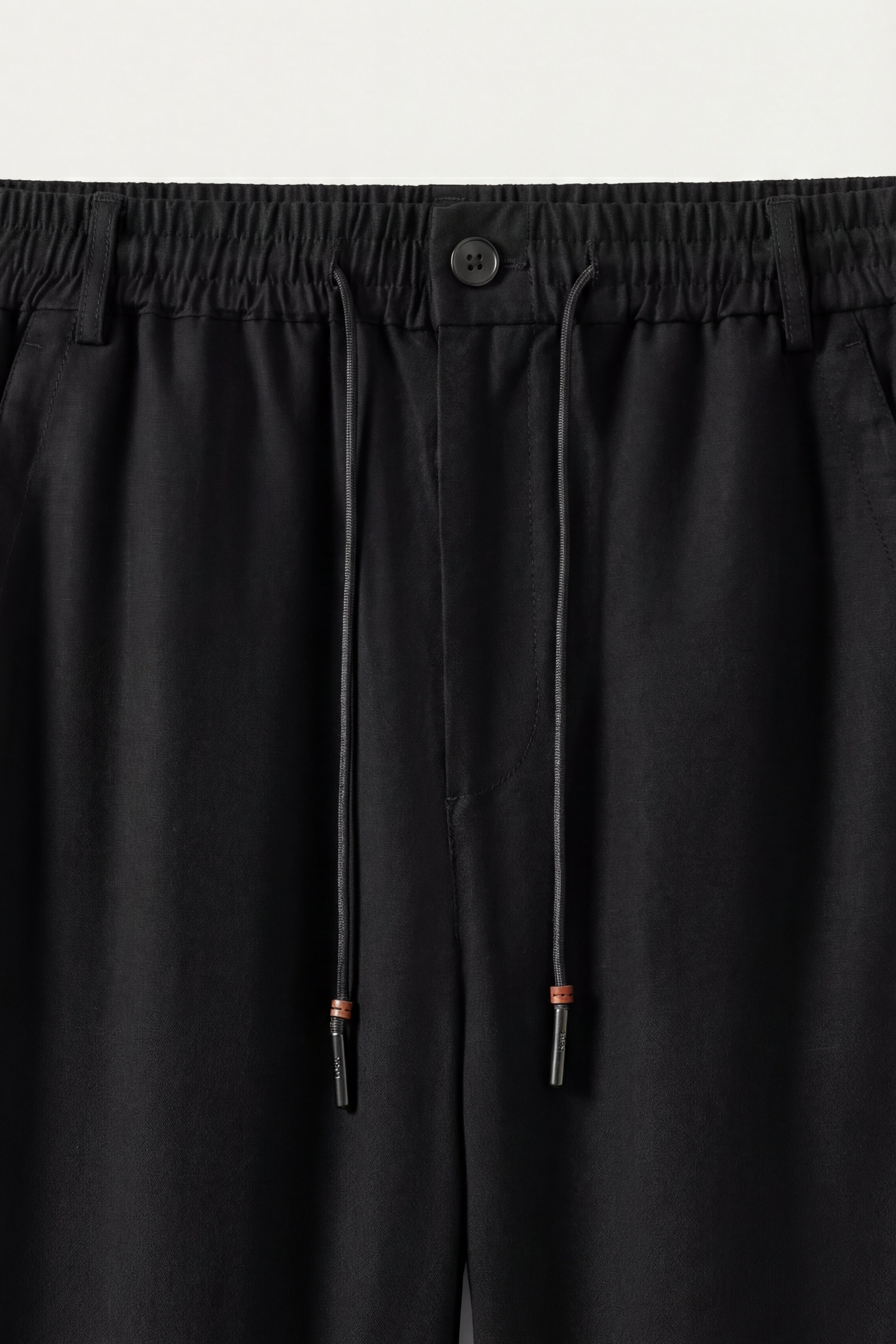 Monteria Stretch Linen Trouser Black