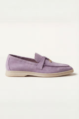 Leonis Buckle Loafer Lilac