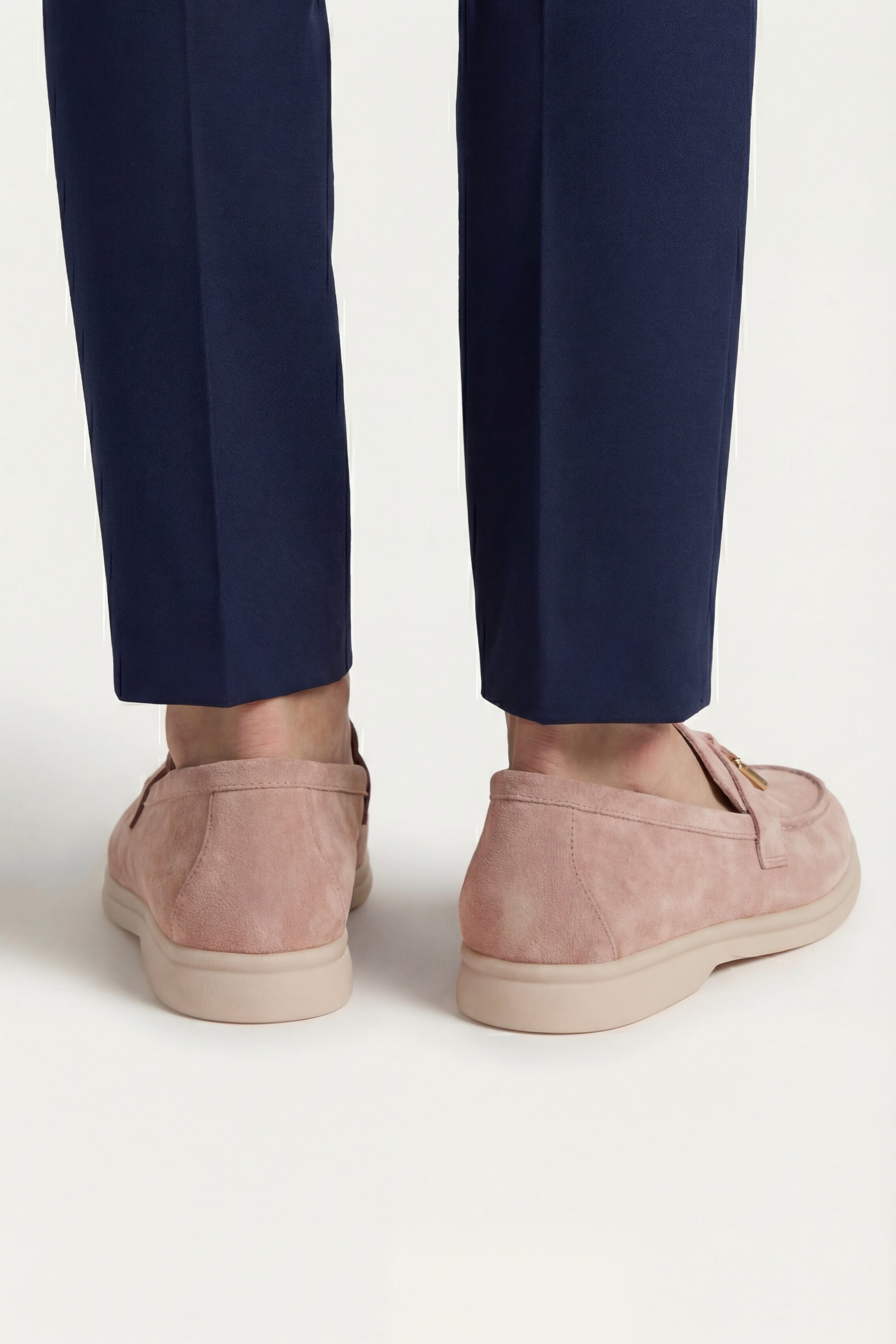 Leonis Buckle Loafer Blush Rose